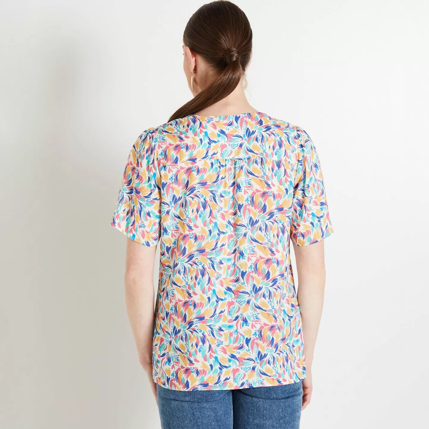 Grain de Malice Blouse Imprimée Femme- Chemisiers & Blouses