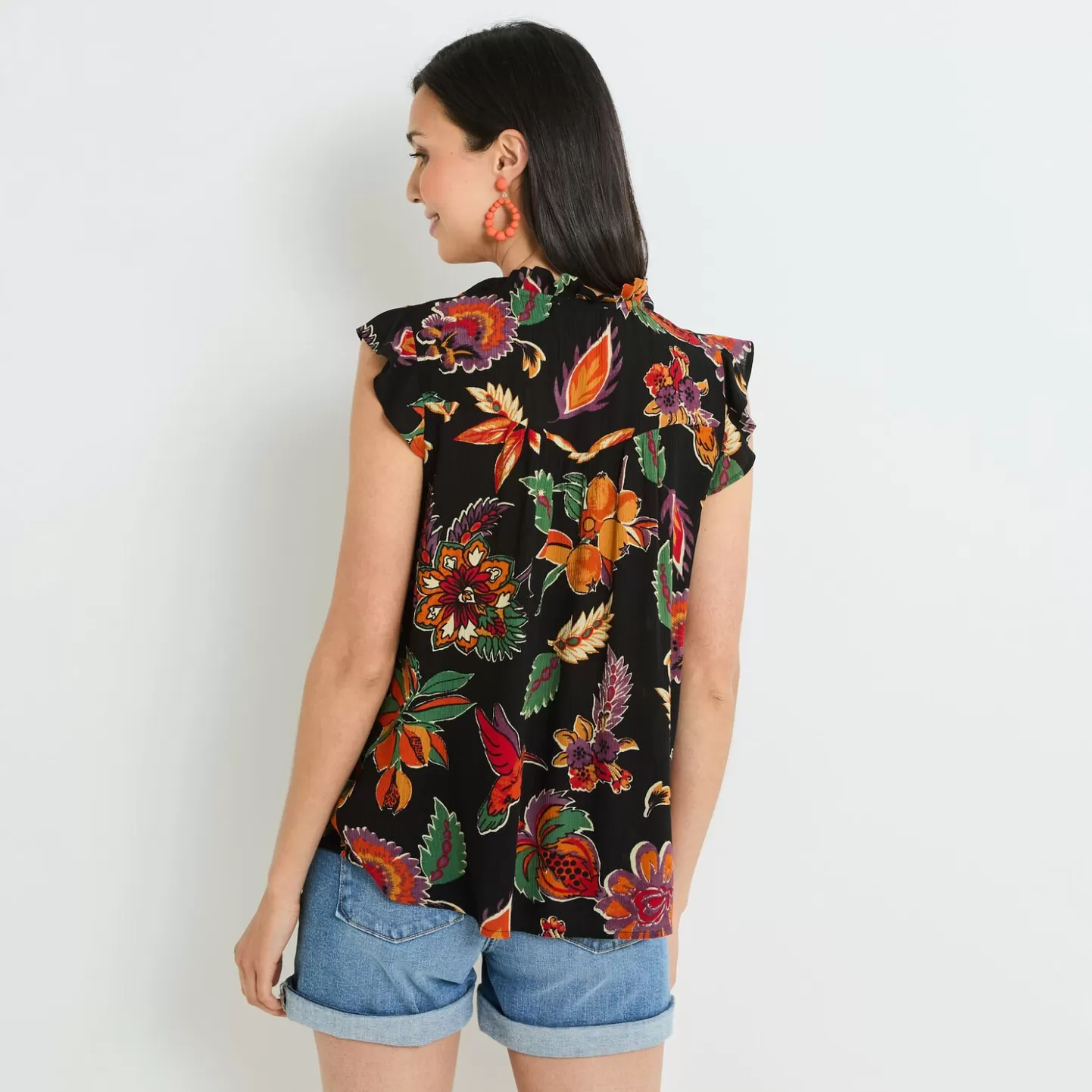 Grain de Malice Blouse Imprimée Femme- Chemisiers & Blouses