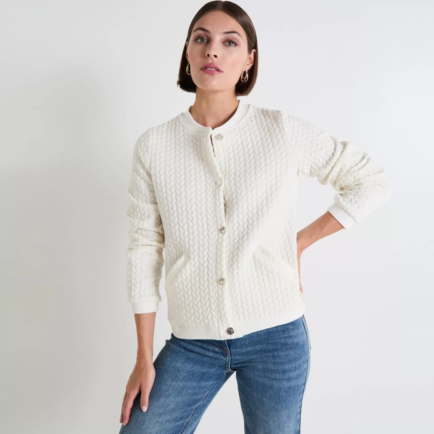 Grain de Malice Bombers Maille Femme- Vestes & Blousons