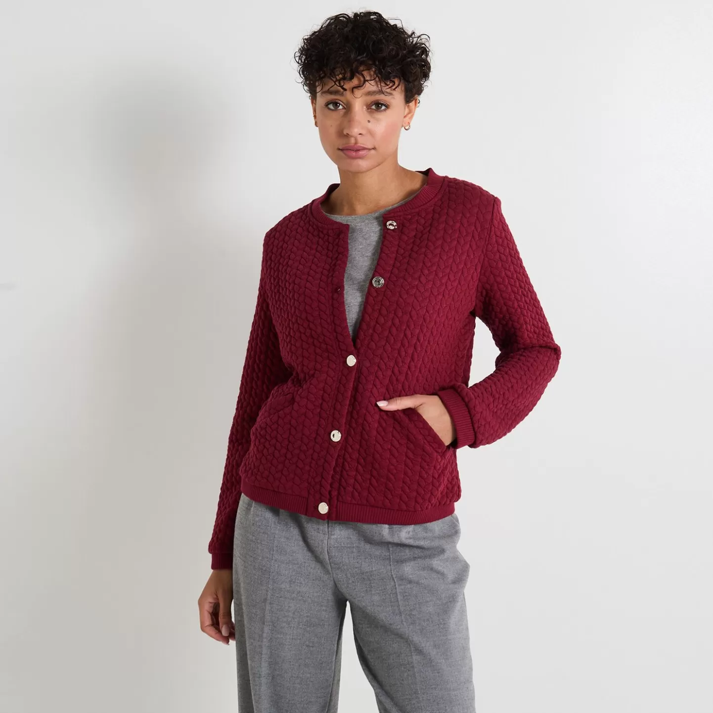 Grain de Malice Bombers Maille Femme- Vestes & Blousons