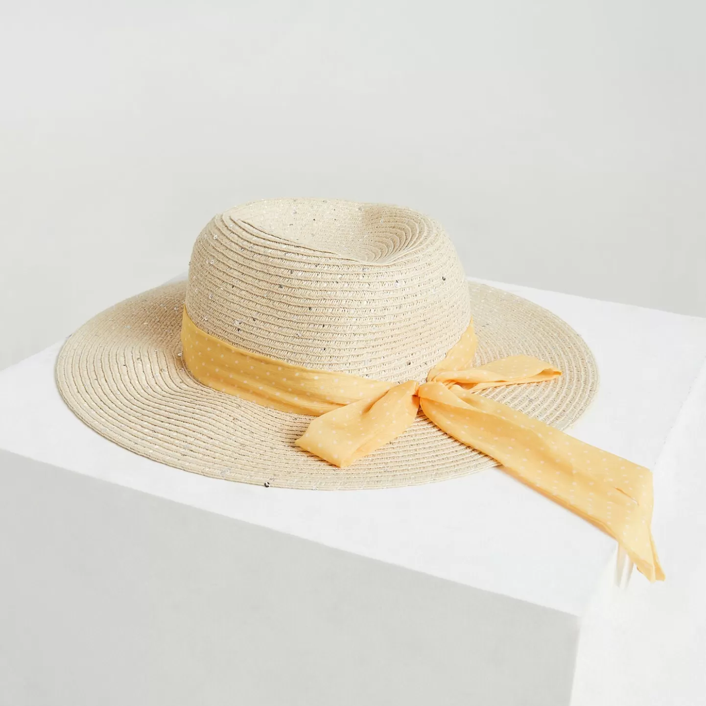 Grain de Malice Chapeau Paille Pailletée Femme- Echarpes, Bonnets & Gants