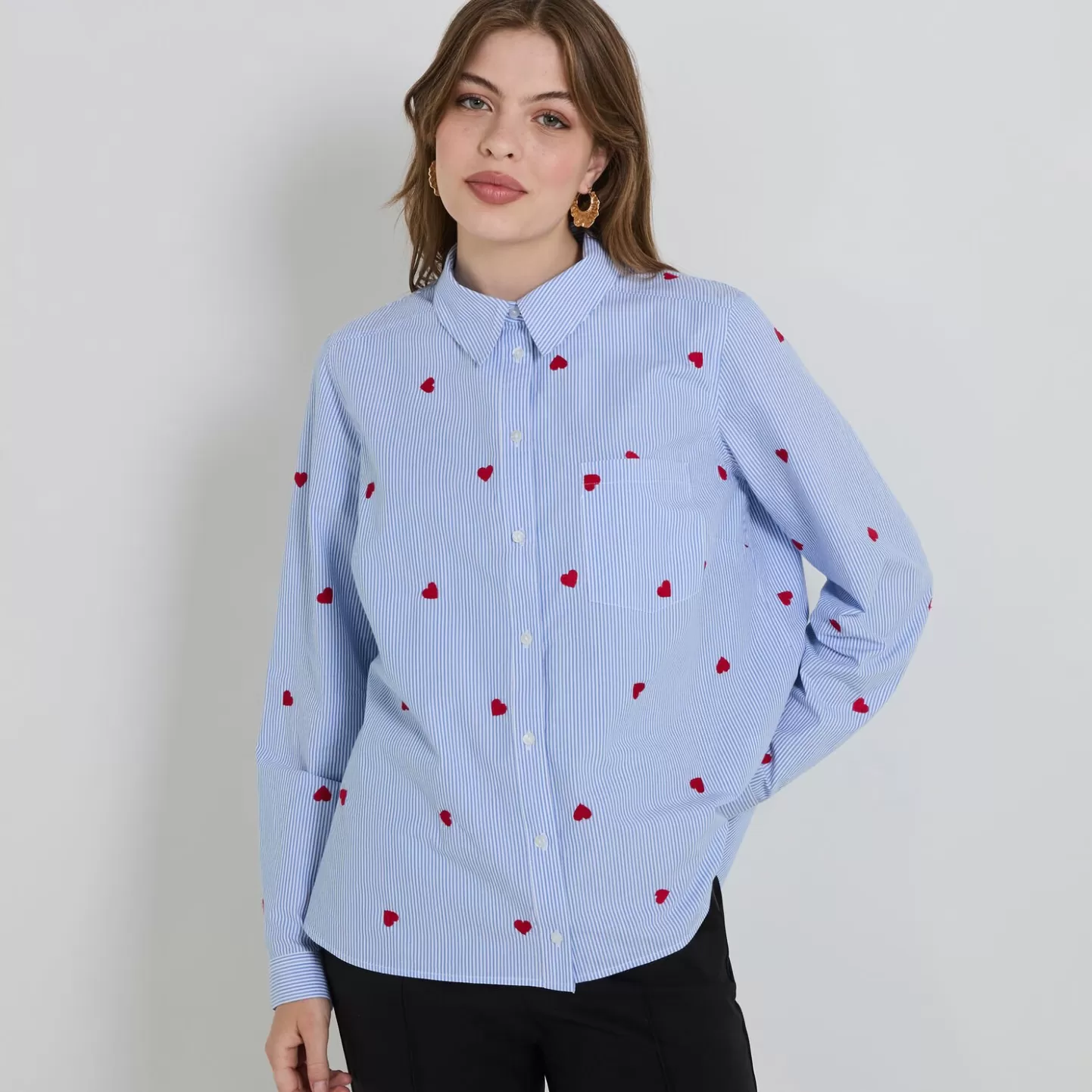 Grain de Malice Chemise Imprimée Femme- Chemisiers & Blouses