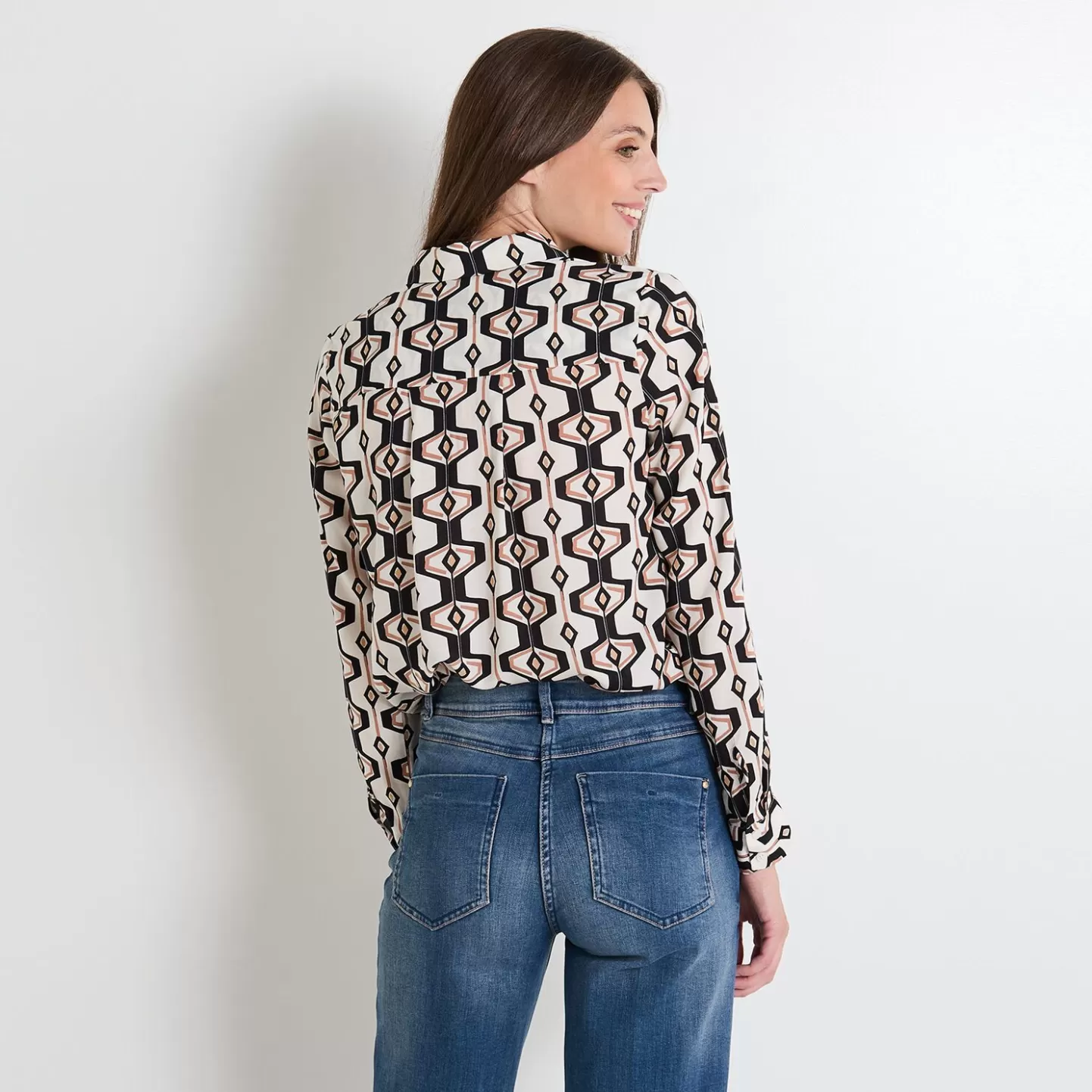 Grain de Malice Chemise Imprimée Femme- Chemisiers & Blouses