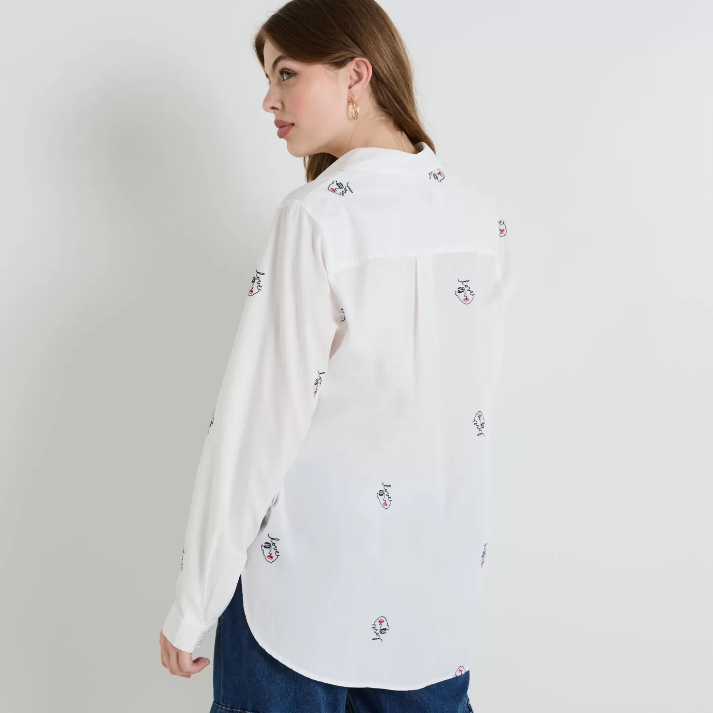 Grain de Malice Chemise Imprimée Femme- Chemisiers & Blouses