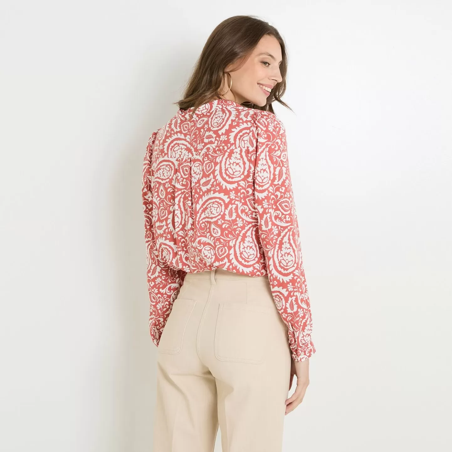 Grain de Malice Chemise Imprimée Femme- Chemisiers & Blouses
