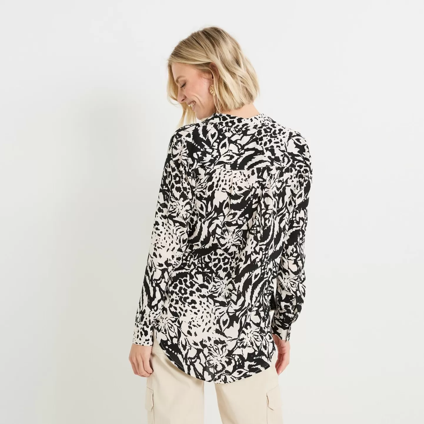 Grain de Malice Chemise Imprimée Femme- Chemisiers & Blouses