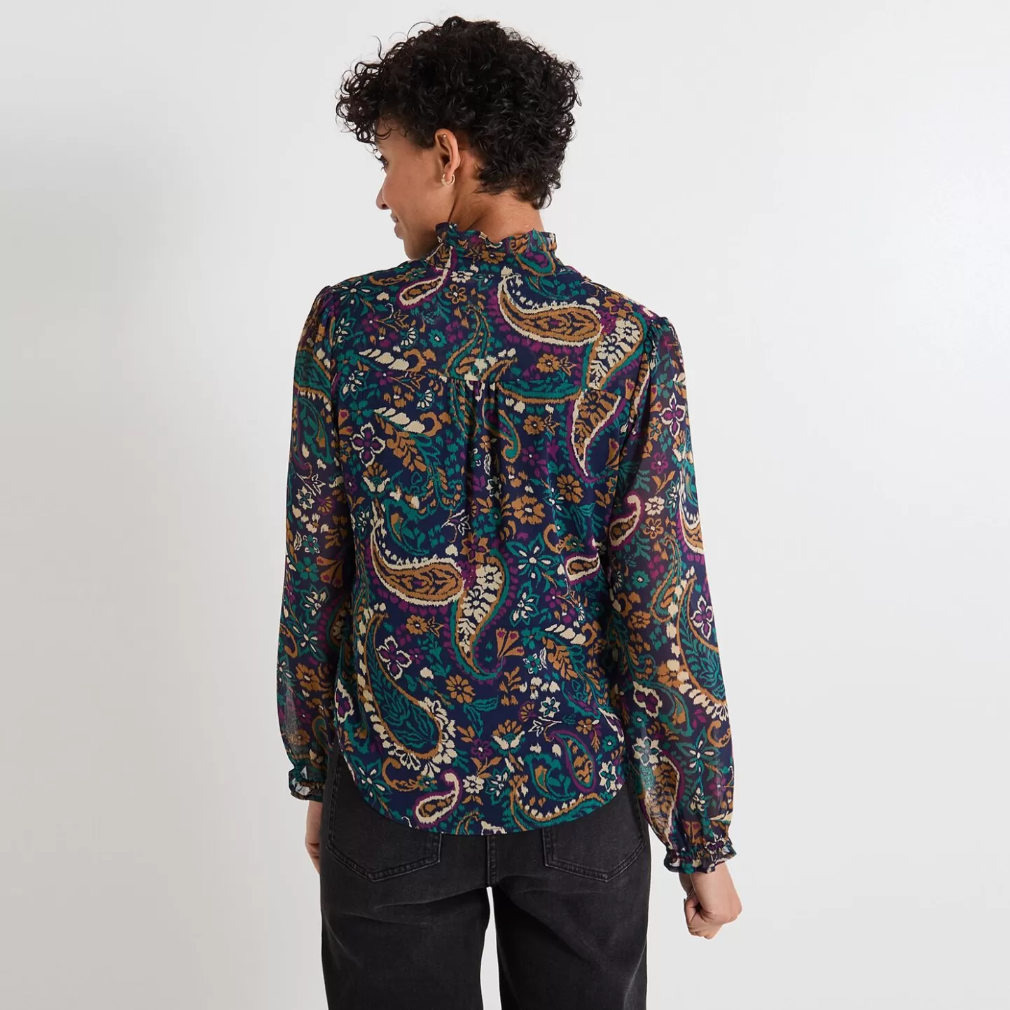 Grain de Malice Chemise Imprimée Femme- Chemisiers & Blouses