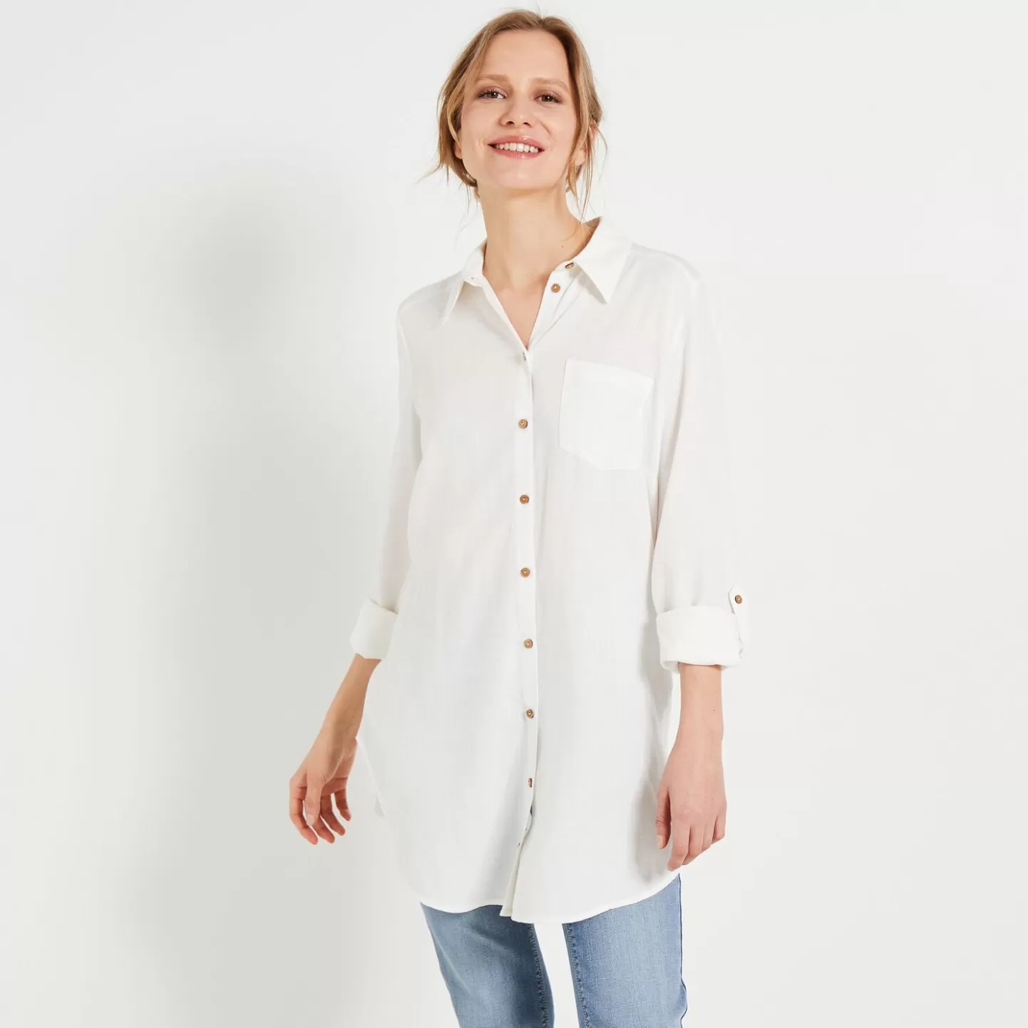 Grain de Malice Chemise Oversize Femme- Chemisiers & Blouses