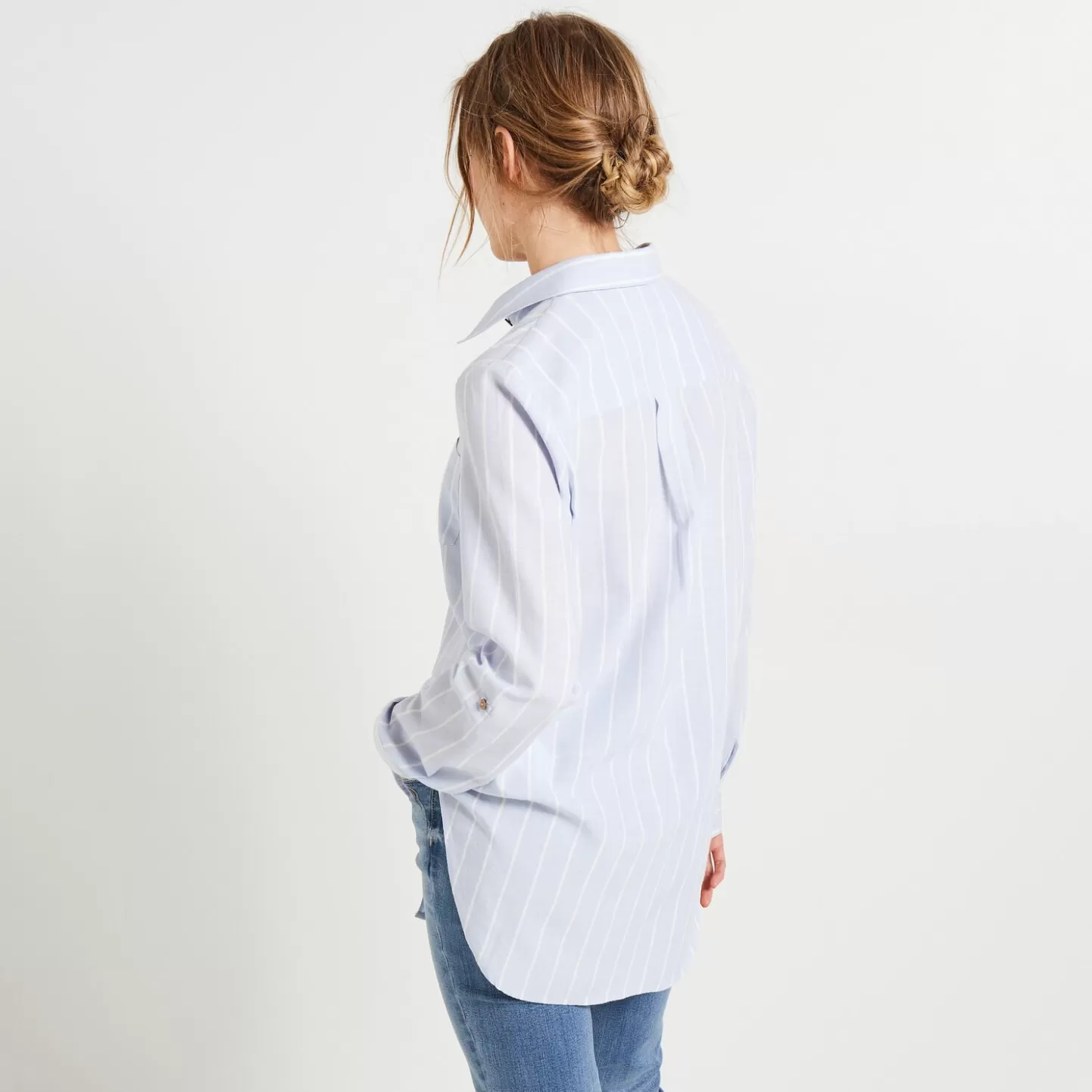 Grain de Malice Chemise Oversize Rayée Femme- Chemisiers & Blouses