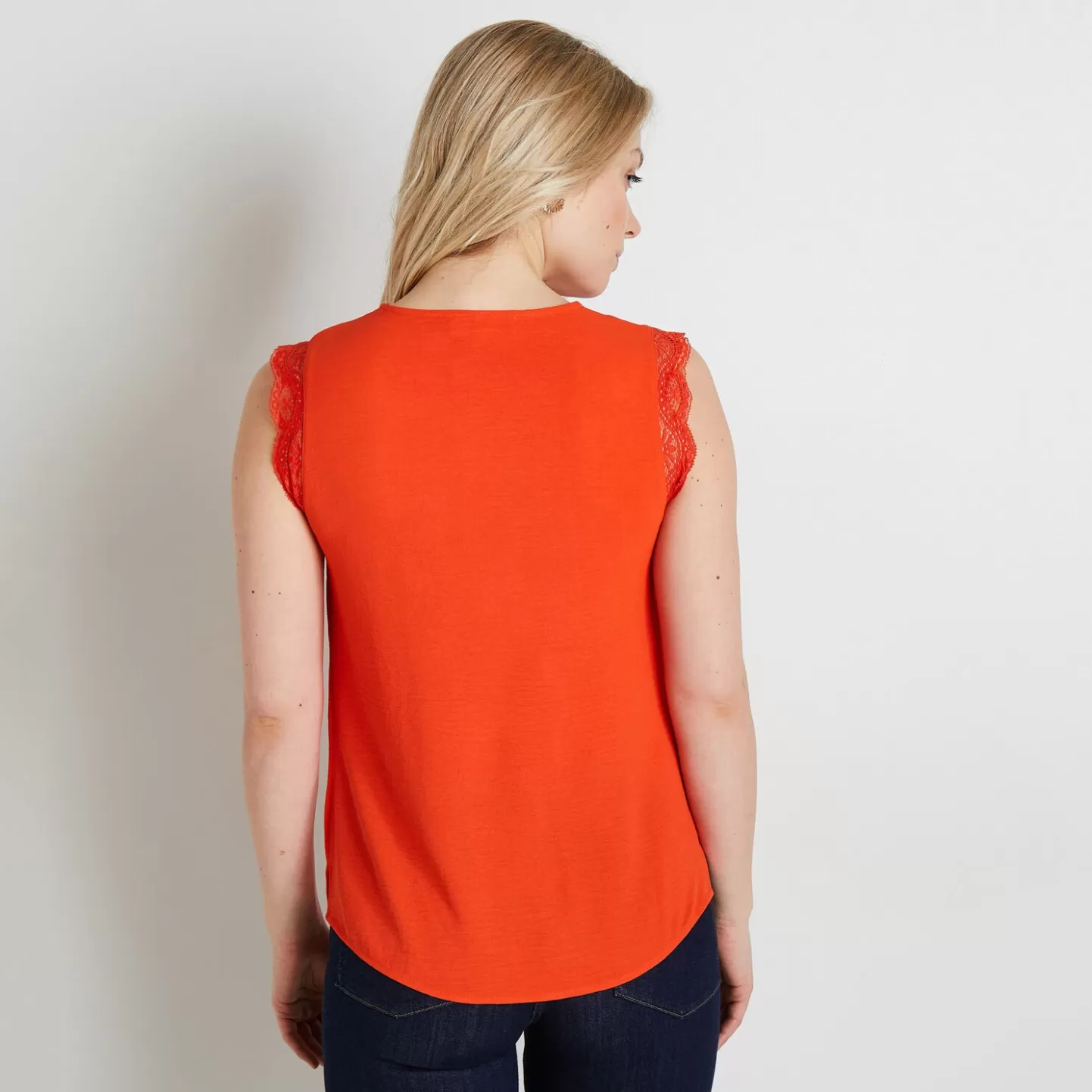 Grain de Malice Débardeur Ajouré Femme- T-Shirts & Tops