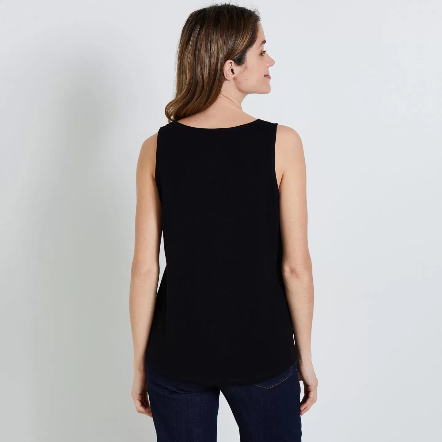 Grain de Malice Débardeur Col V Femme- T-Shirts & Tops