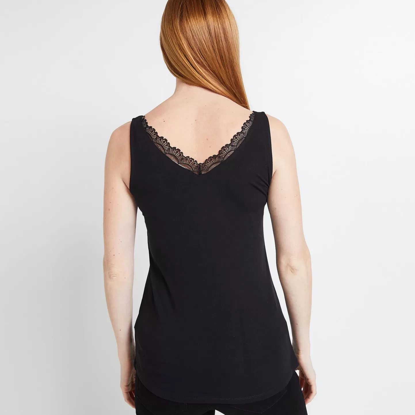 Grain de Malice Débardeur Col V Femme- T-Shirts & Tops