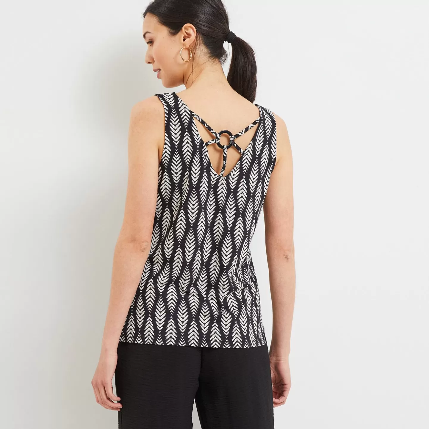 Grain de Malice Débardeur Impirmé Femme- T-Shirts & Tops
