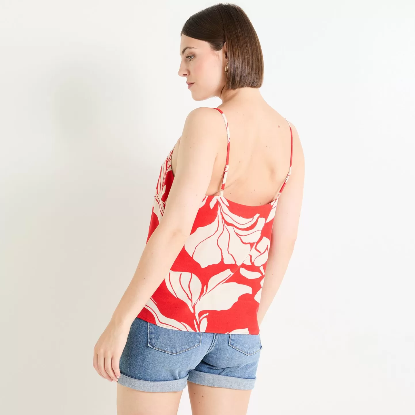 Grain de Malice Débardeur Imprimé Femme- T-Shirts & Tops | Chemisiers & Blouses