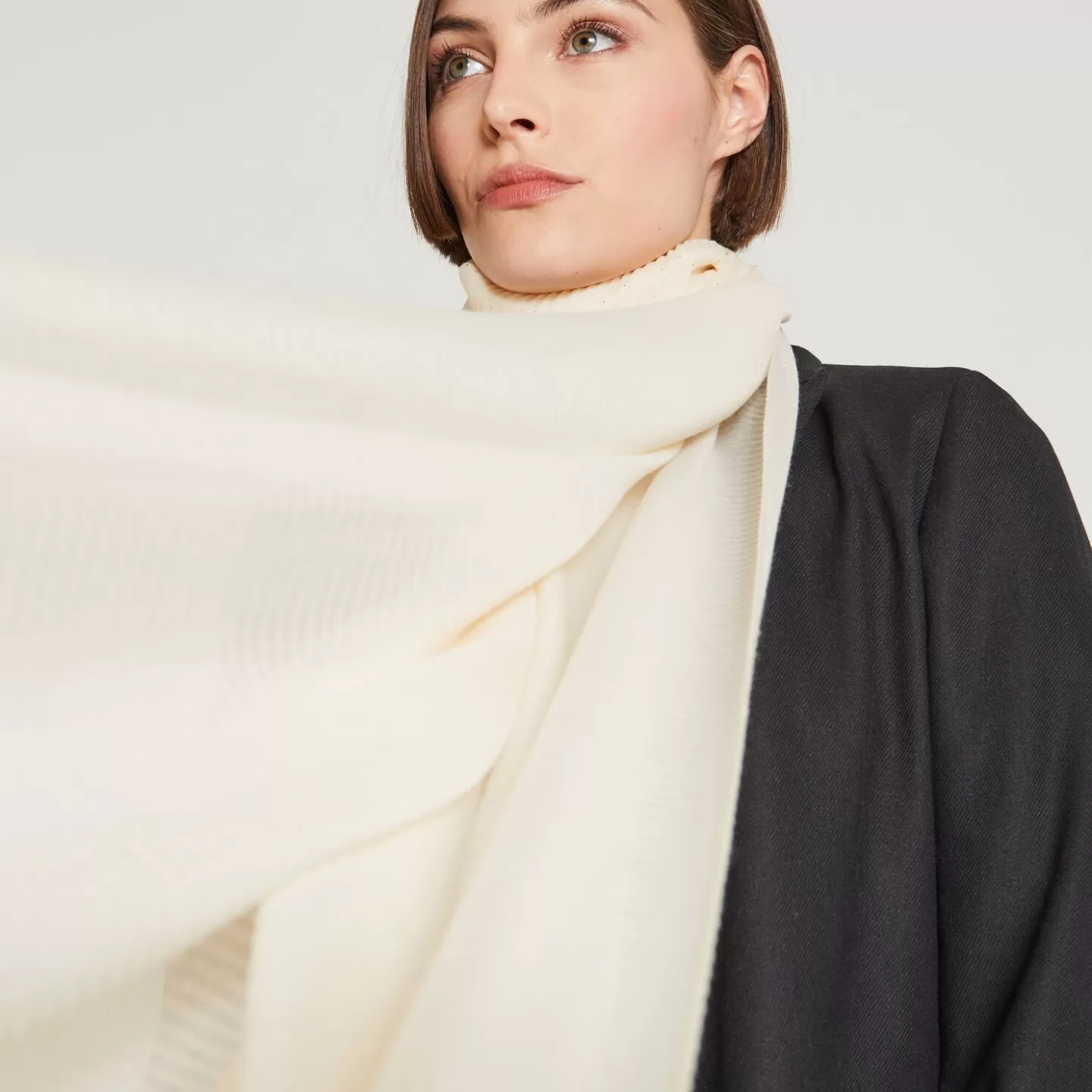Grain de Malice Etole Plissée Femme- Foulards & Étoles