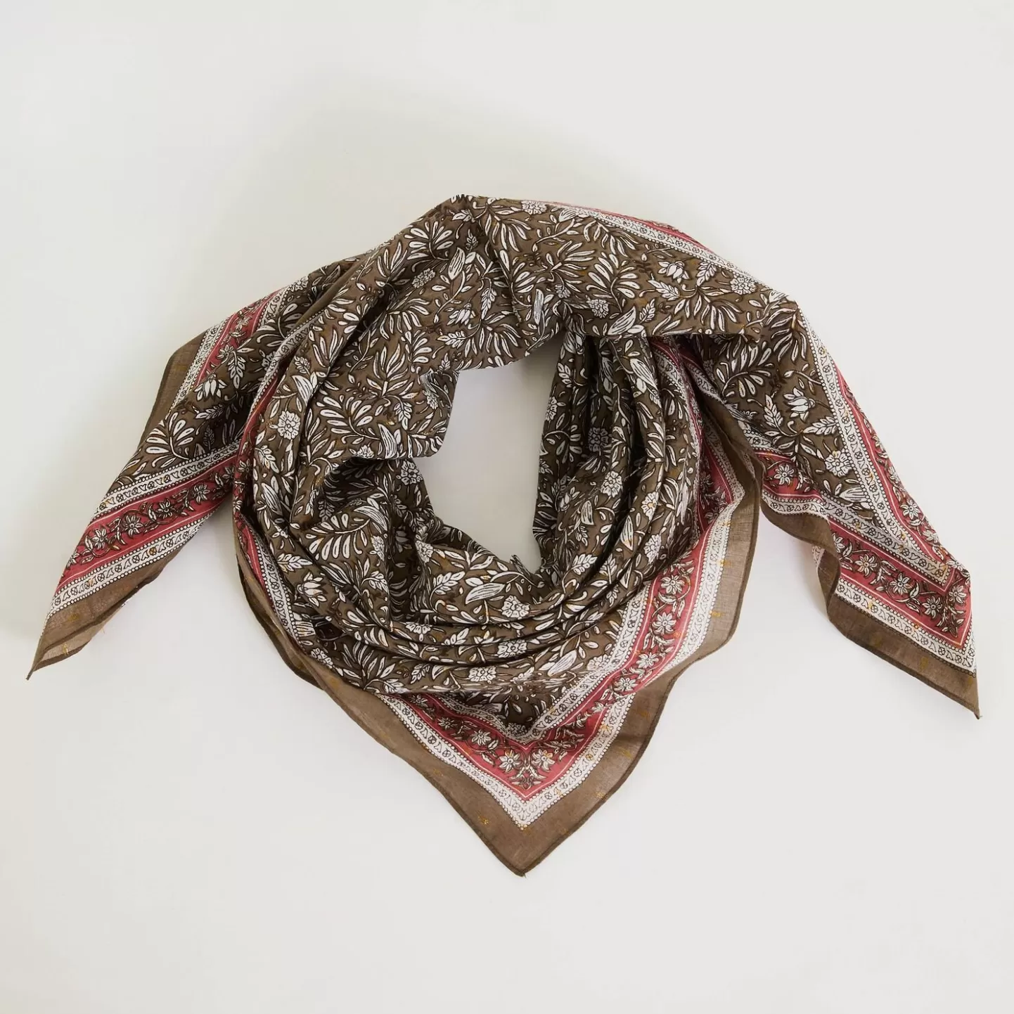Grain de Malice Foulard Carré Femme- Foulards & Étoles