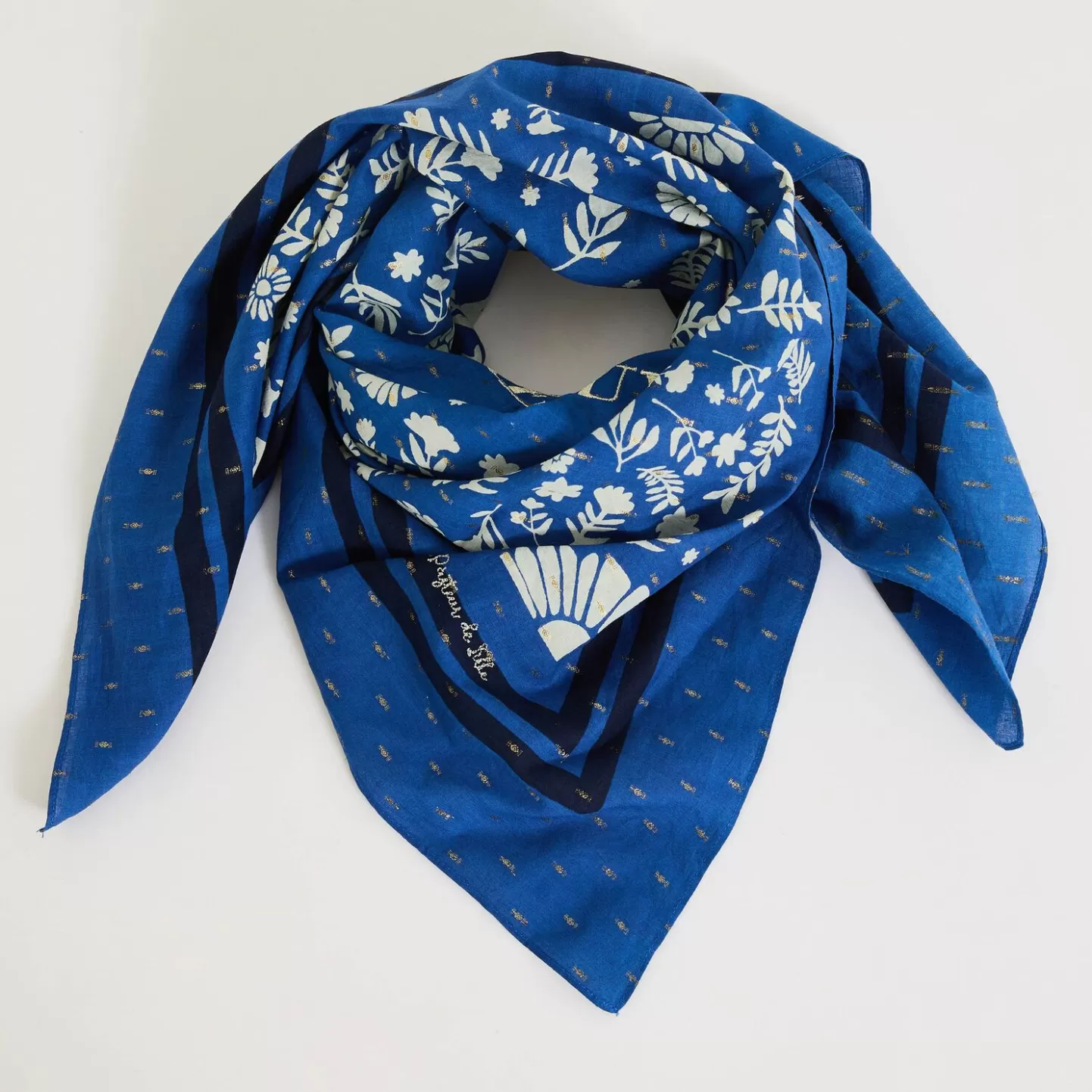 Grain de Malice Foulard Carré Imprimé Femme- Foulards & Étoles