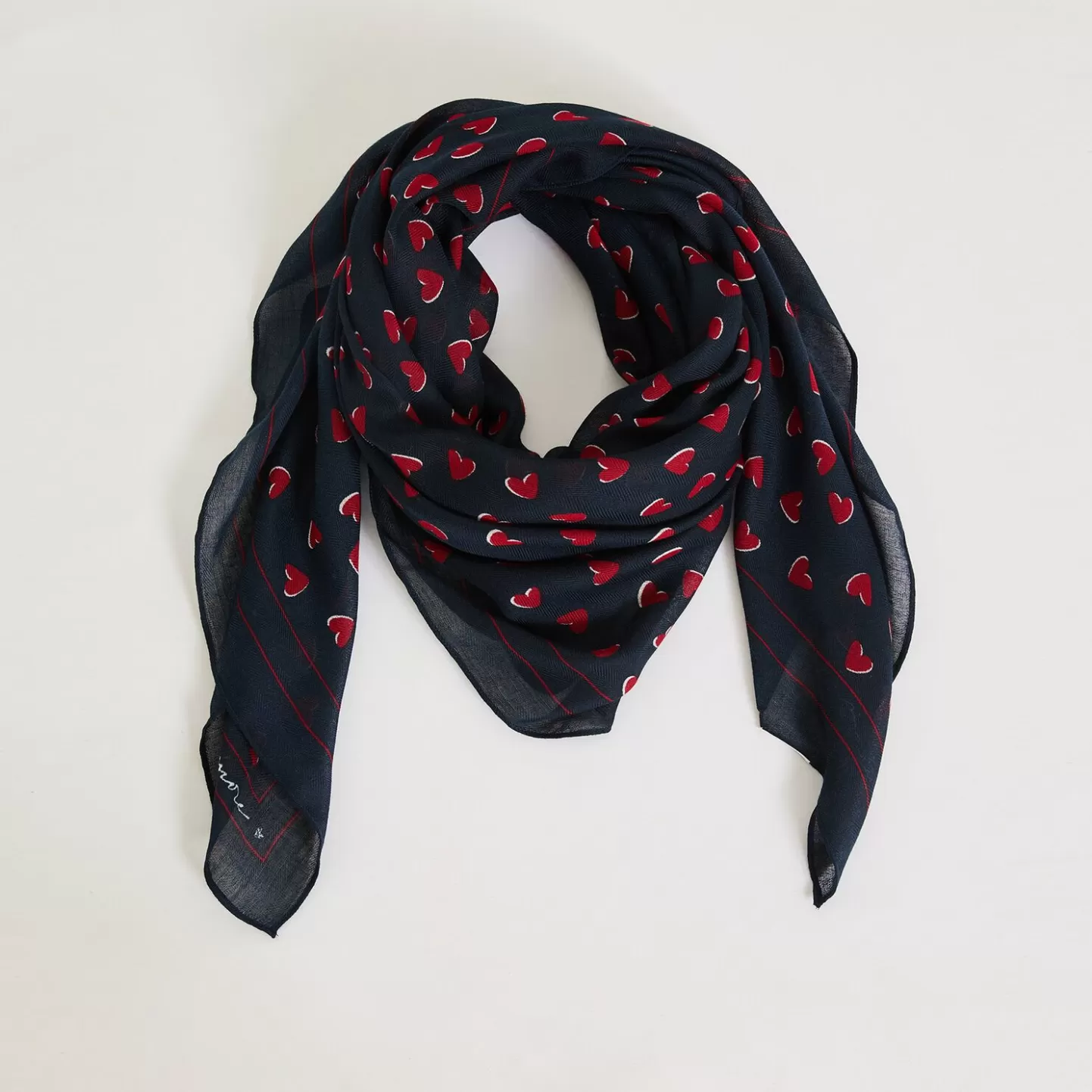 Grain de Malice Foulard Carré Imprimé Femme- Foulards & Étoles