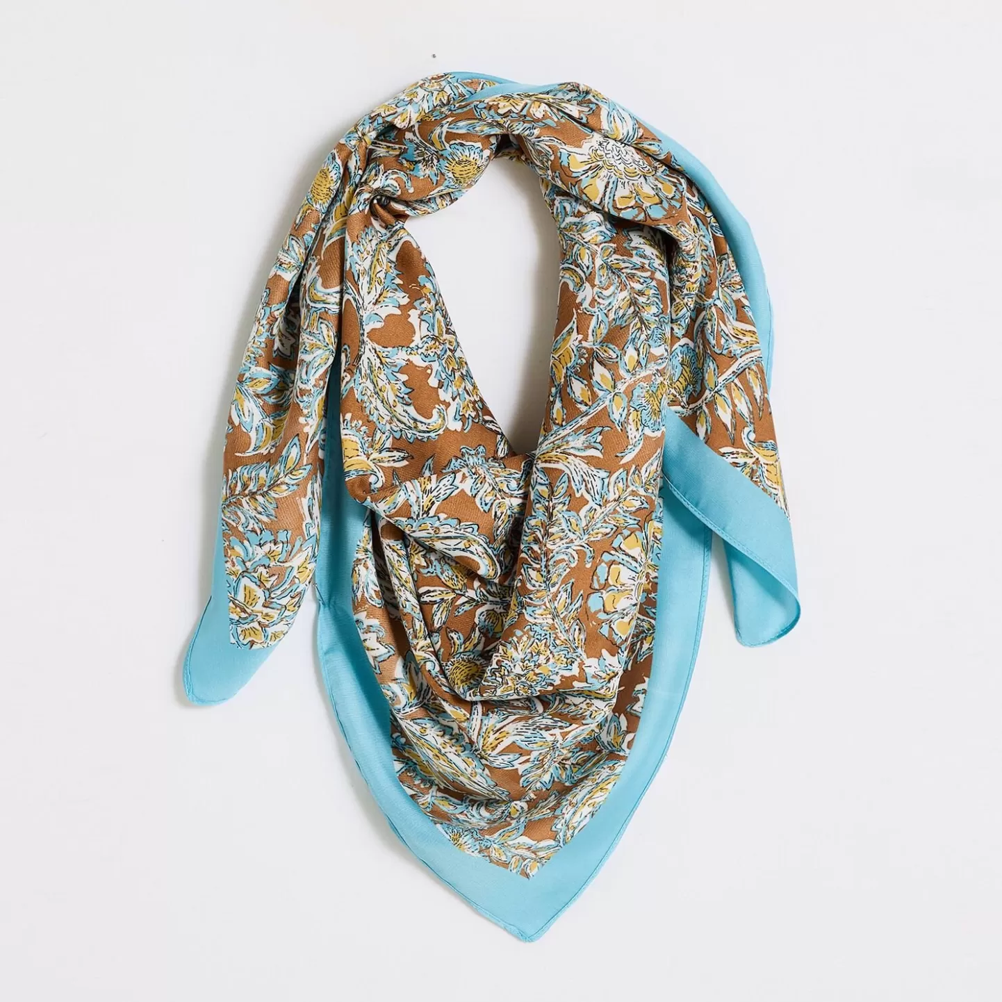 Grain de Malice Foulard Carré Satin Femme- Foulards & Étoles