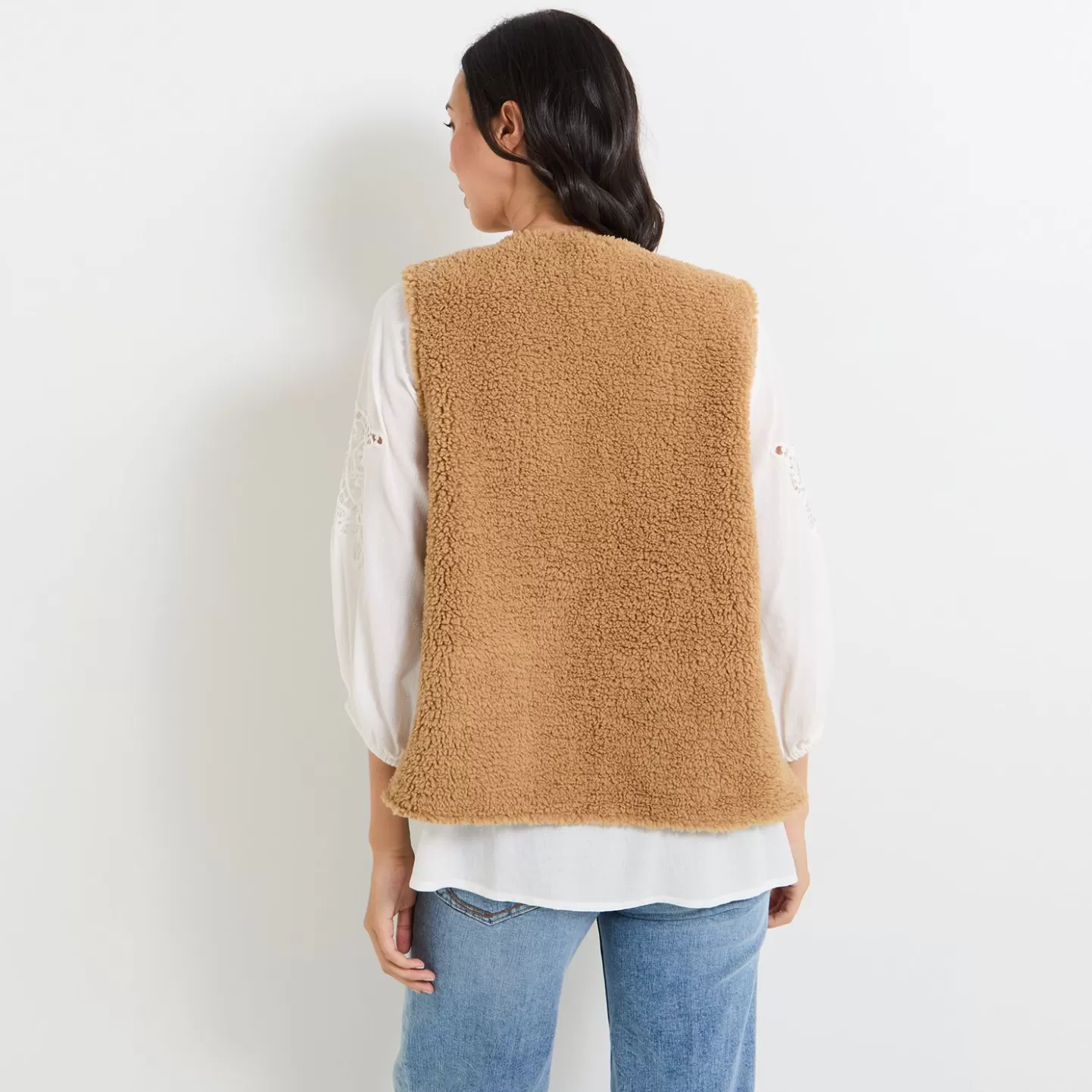 Grain de Malice Gilet Moumoute Sans Manche Femme- Gilets | Vestes & Blousons