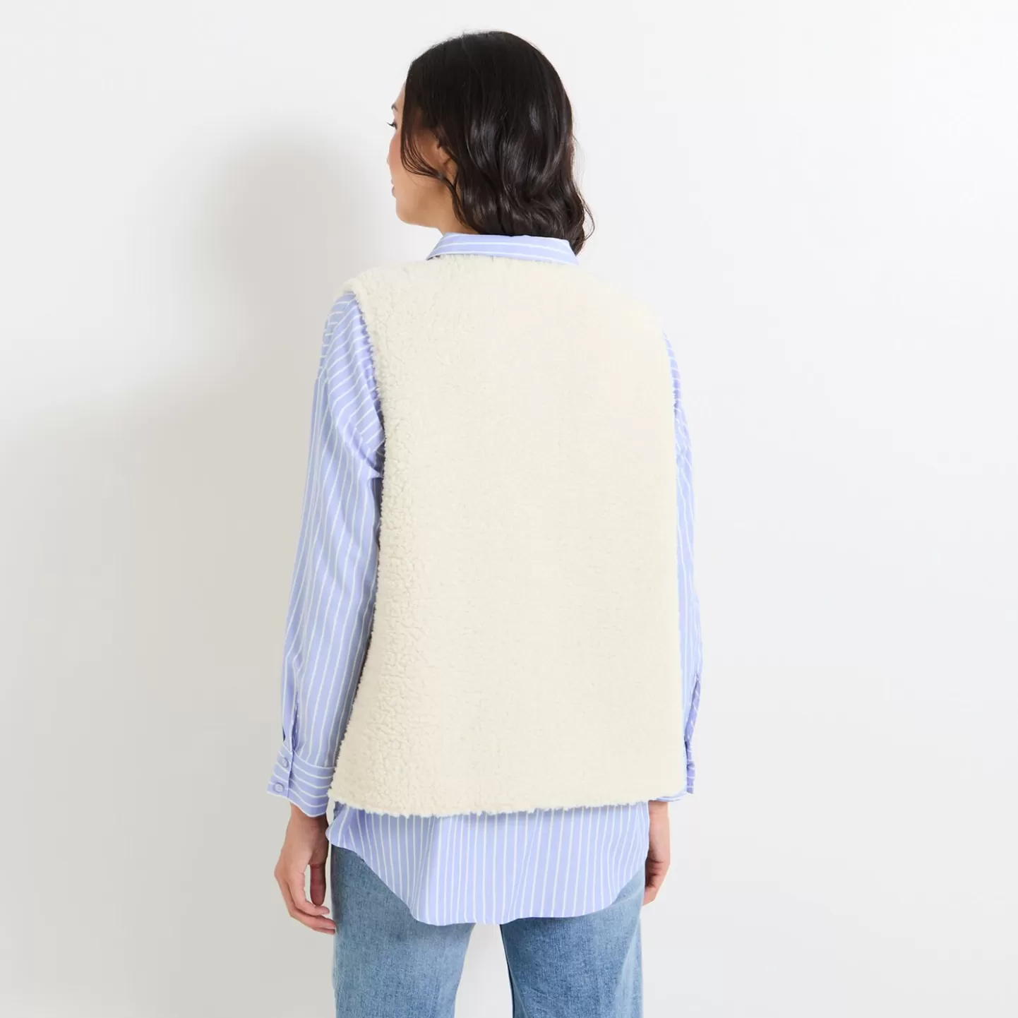 Grain de Malice Gilet Moumoute Sans Manche Femme- Gilets | Vestes & Blousons