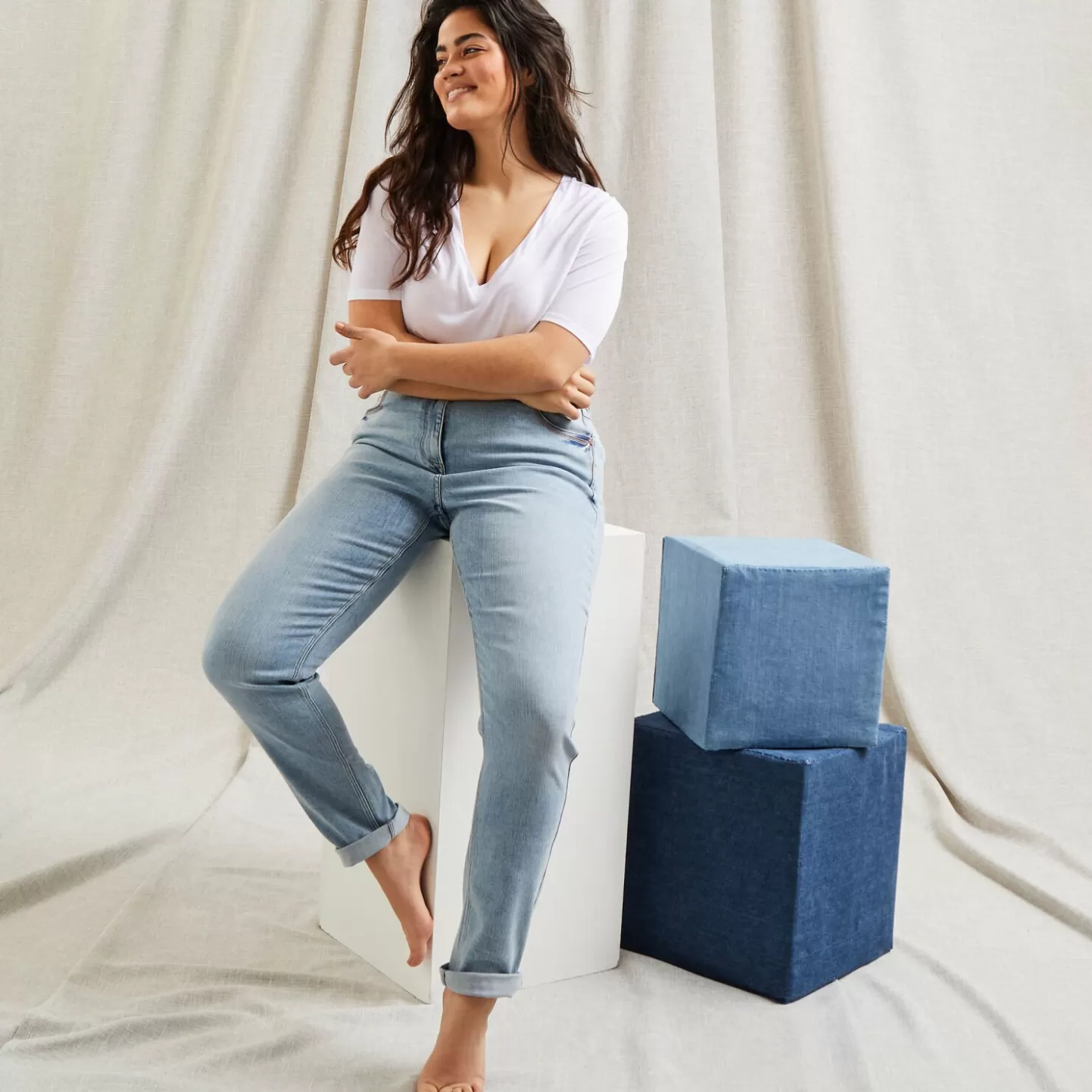 Grain de Malice Jean Raccourci Femme TOKYO- Jeans