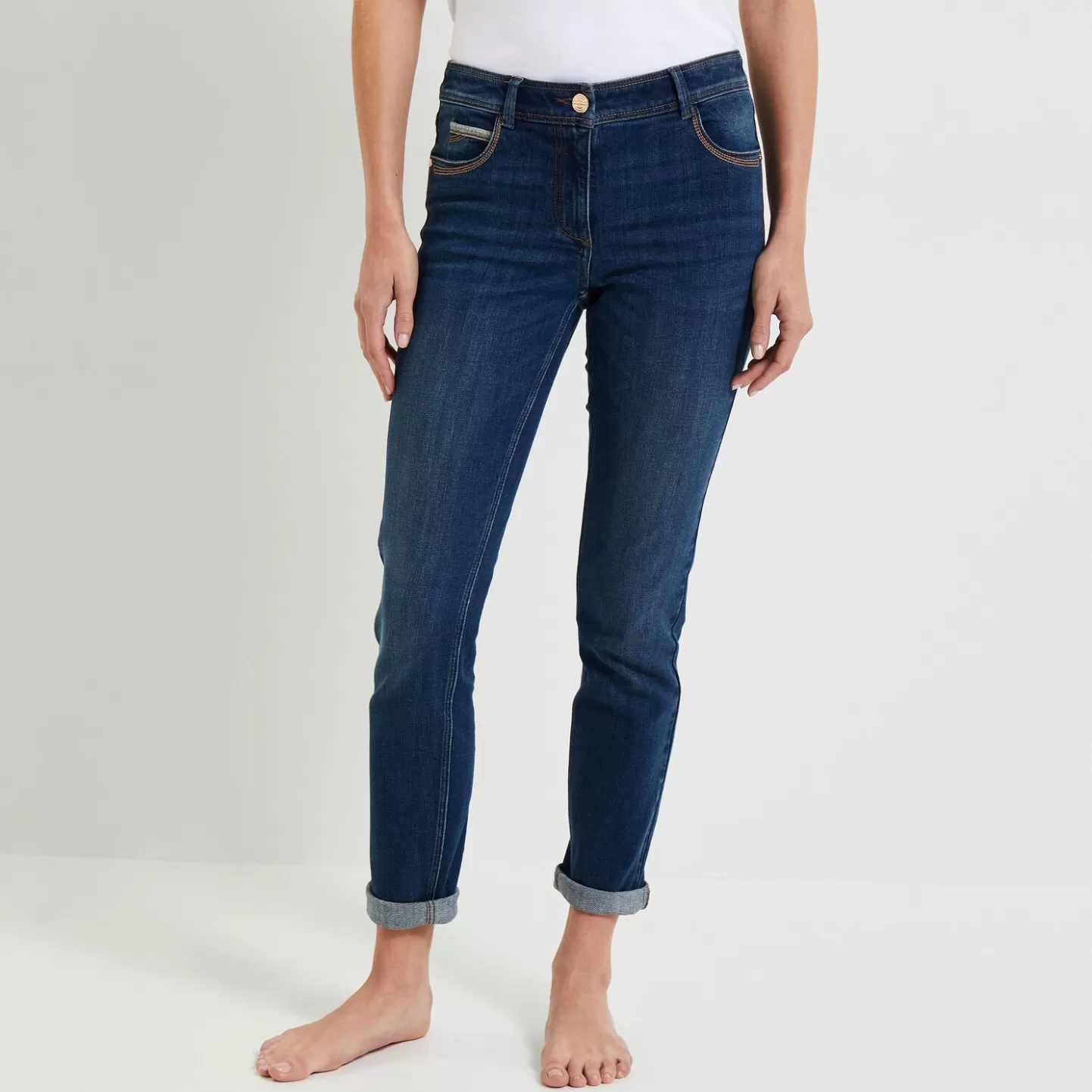Grain de Malice Jean Raccourci Femme TOKYO- Jeans