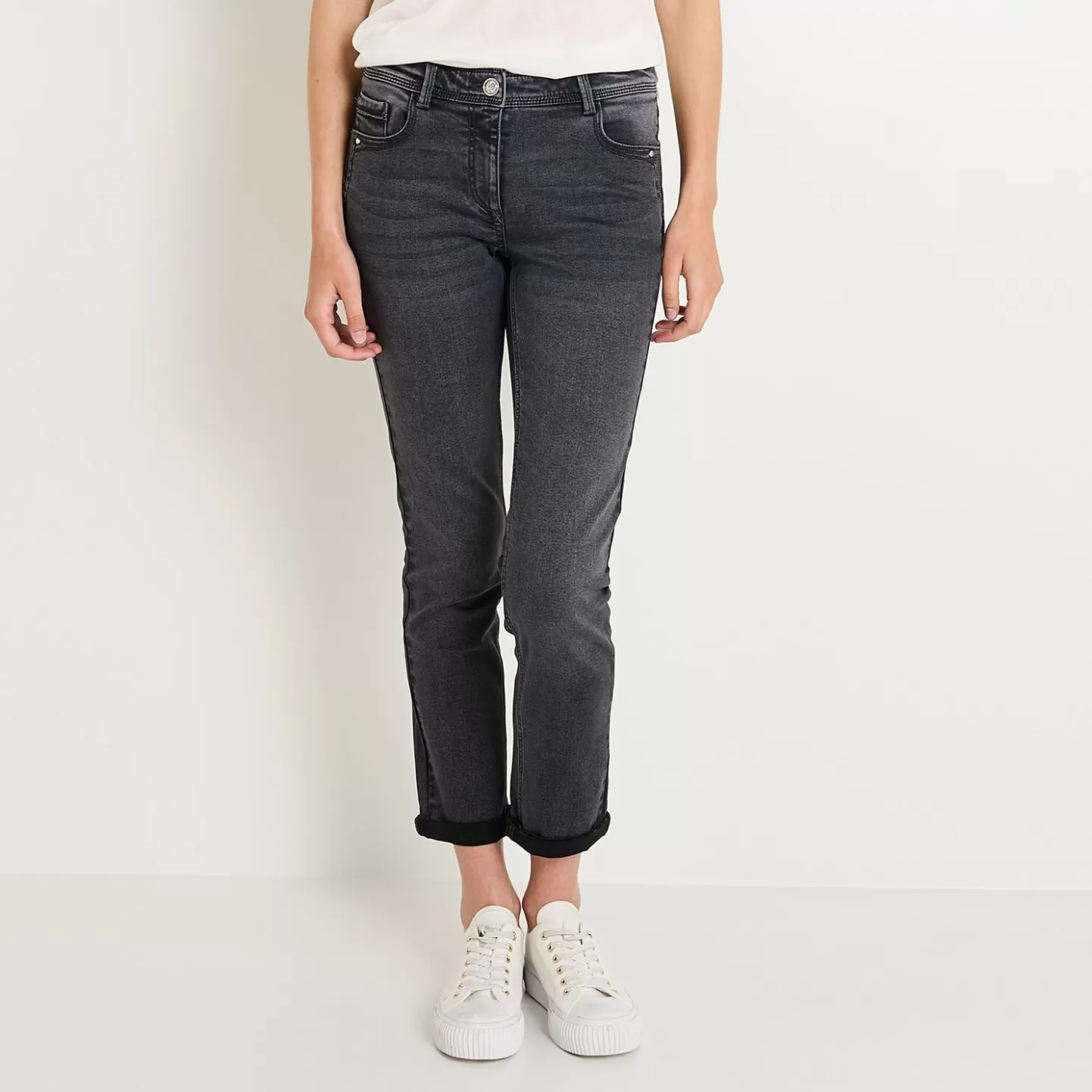 Grain de Malice Jean Slim Raccourci TOKYO Femme- Jeans Raccourcis | Jeans