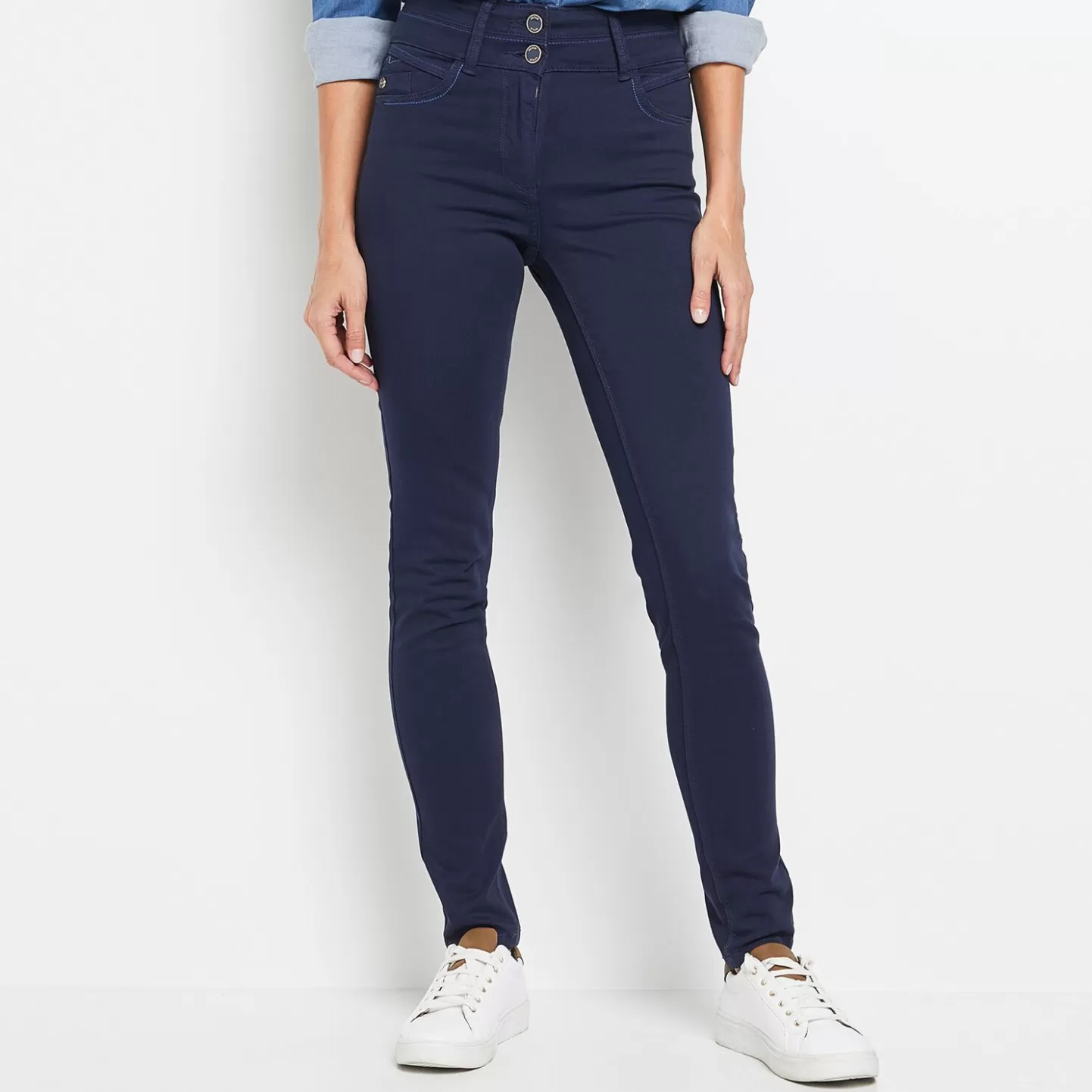 Grain de Malice Jean Slim Taille Haute BOSTON Femme- Jeans