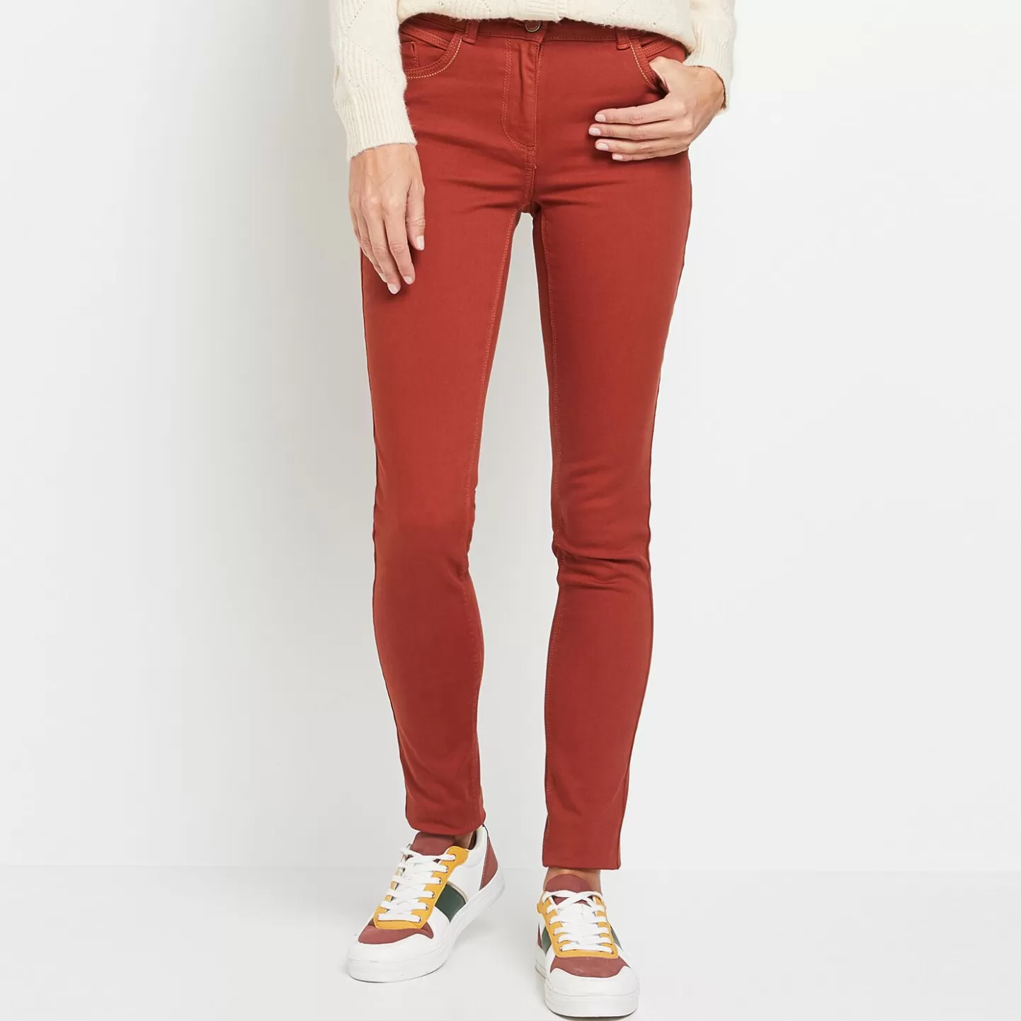 Grain de Malice Jean Slim Taille Haute BOSTON Femme- Jeans