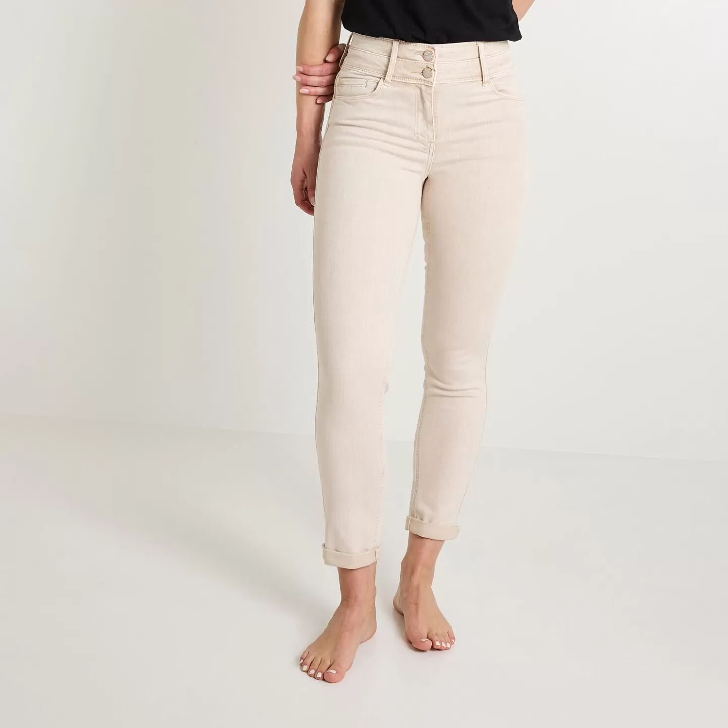 Grain de Malice Jean Taille Haute FIGARI Femme- Jeans