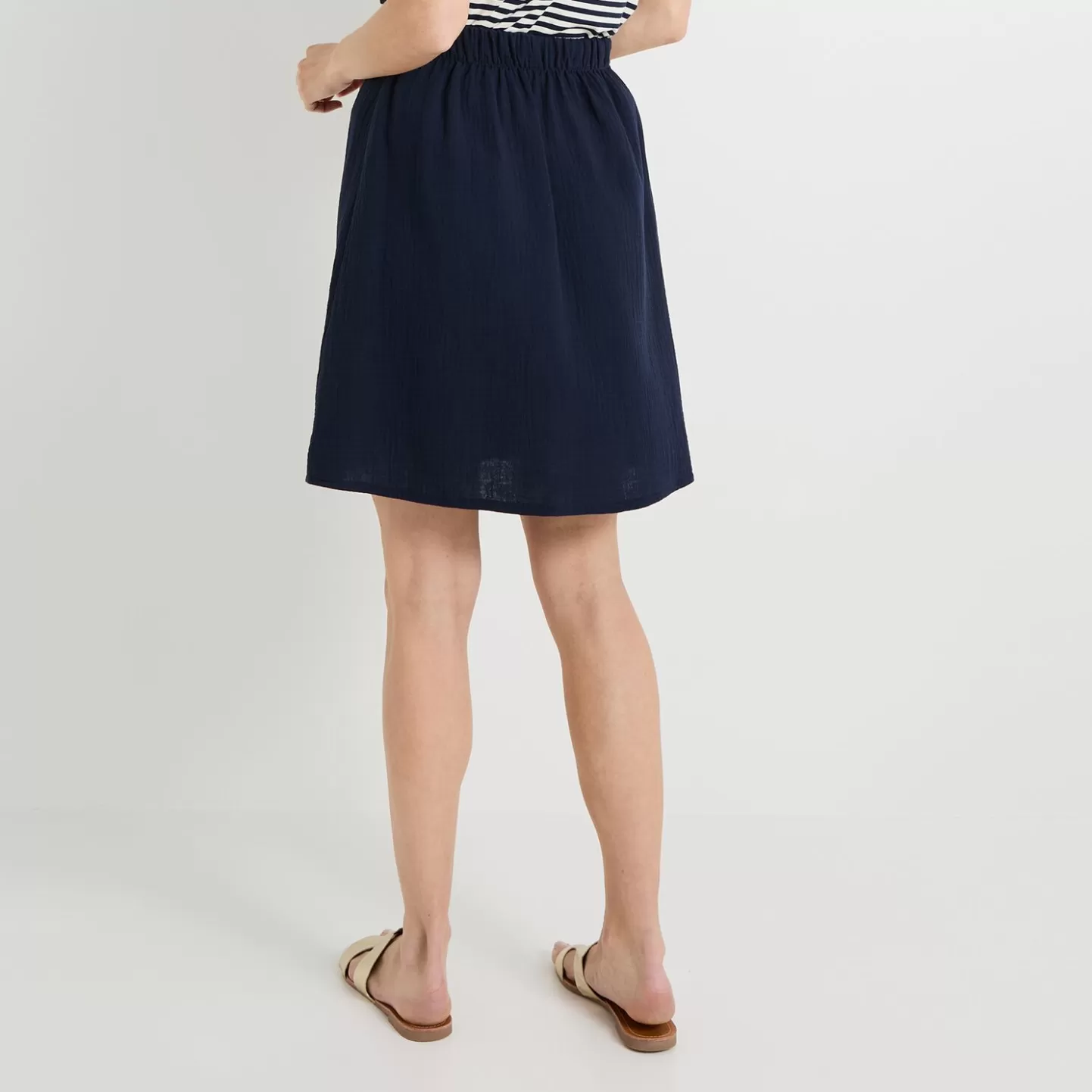 Grain de Malice Jupe Gaze De Coton Femme- Jupes