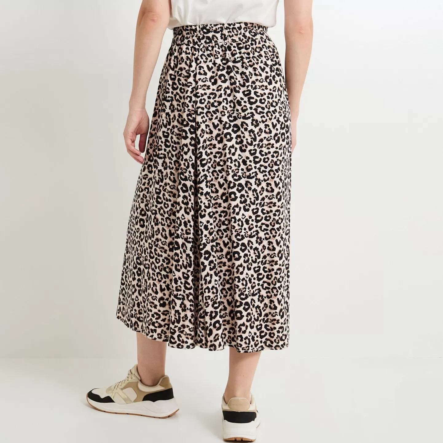 Grain de Malice Jupe Imprimé Léopard Femme- Jupes