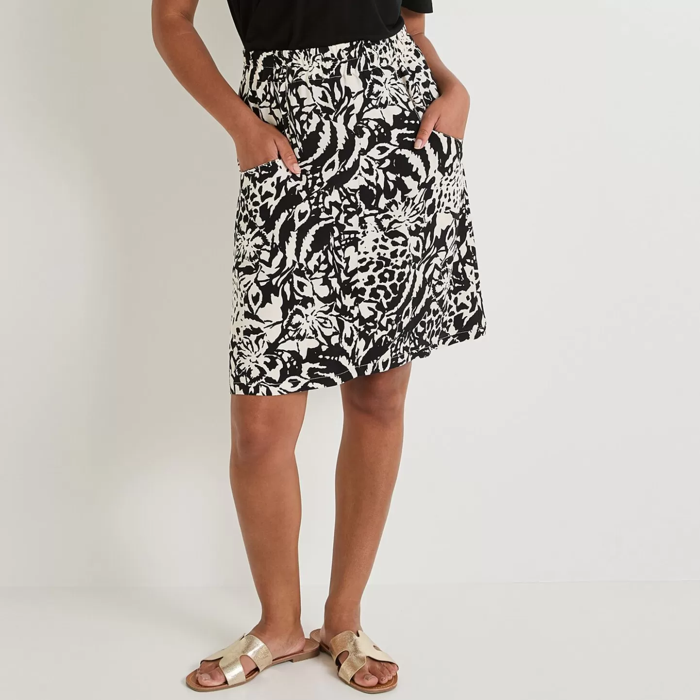 Grain de Malice Jupe Imprimée Femme- Jupes