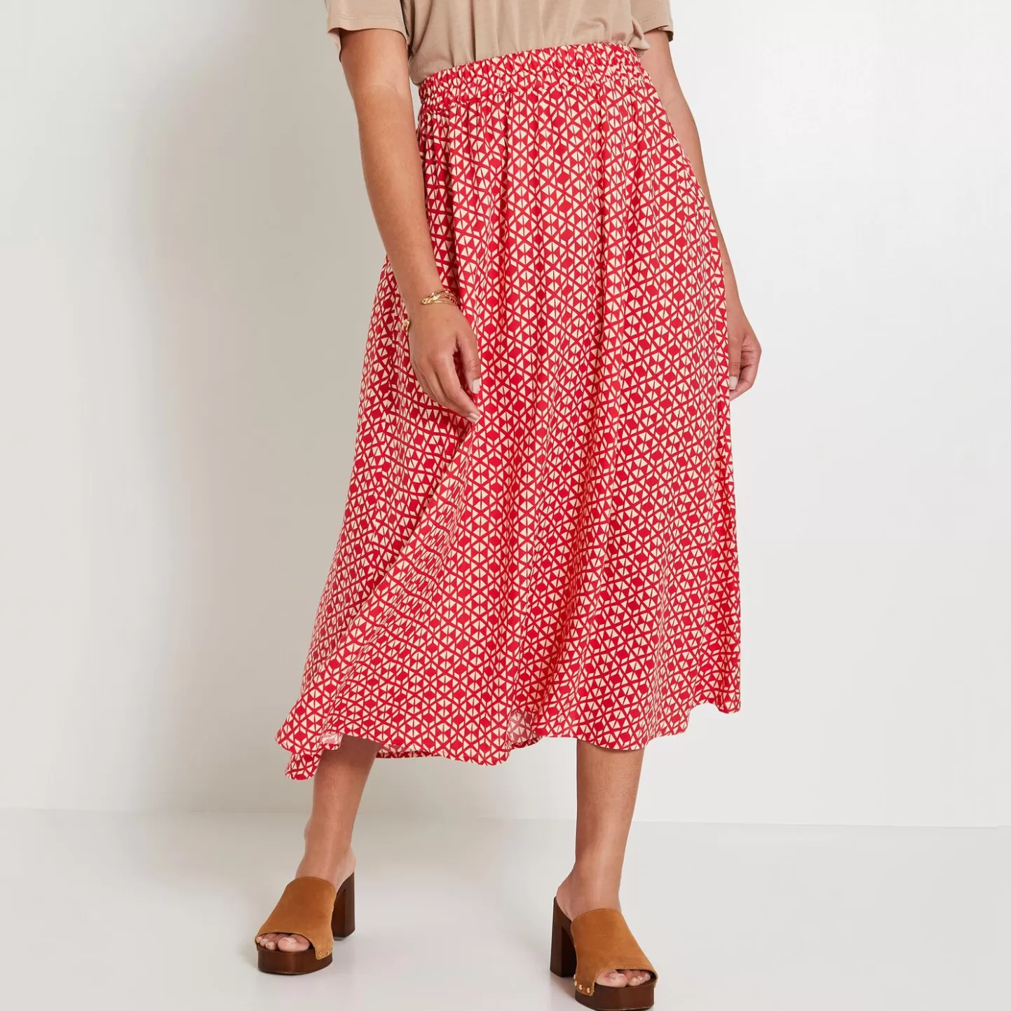 Grain de Malice Jupe Imprimée Femme- Jupes