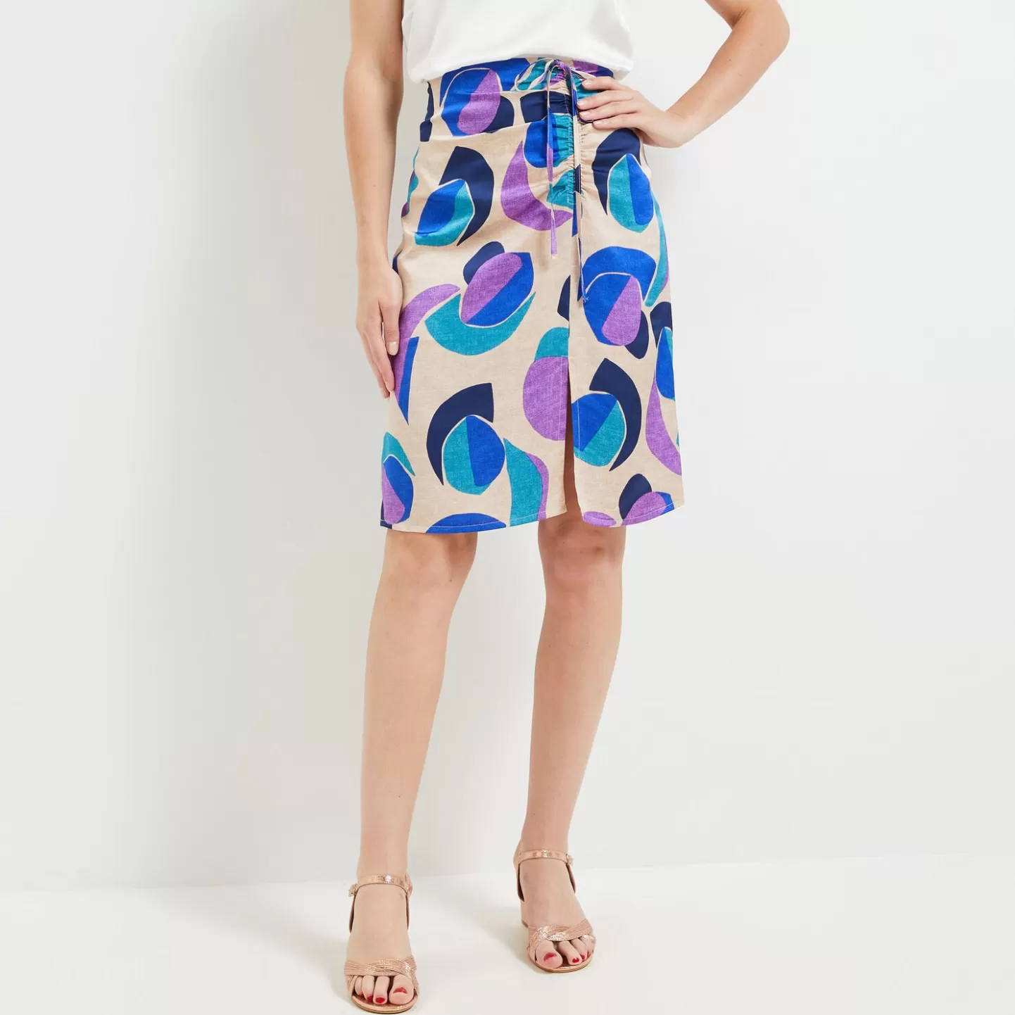 Grain de Malice Jupe Imprimée Femme- Jupes