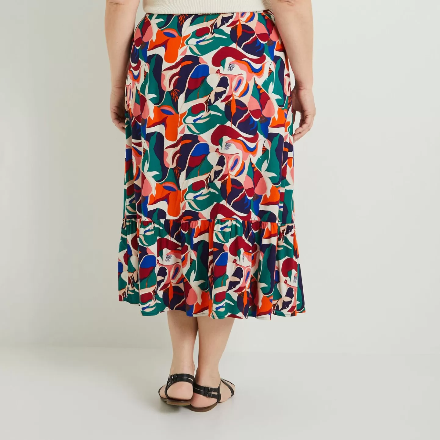 Grain de Malice Jupe Longue Imprimée Femme- Jupes