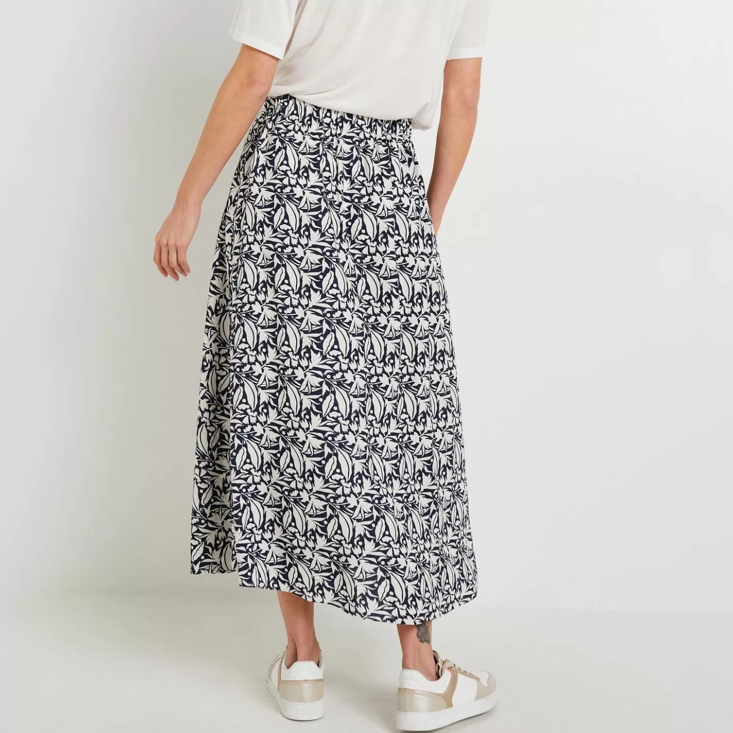 Grain de Malice Jupe Mi-longue Boutonnée Femme- Jupes