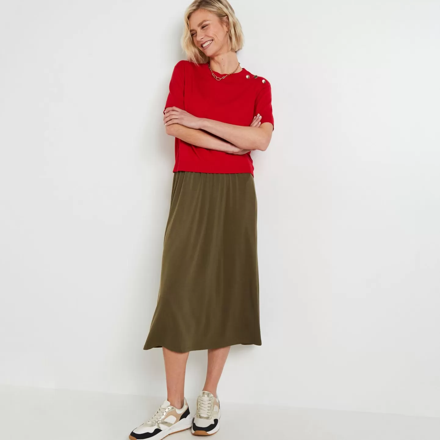 Grain de Malice Jupe Mi-longue Femme- Jupes
