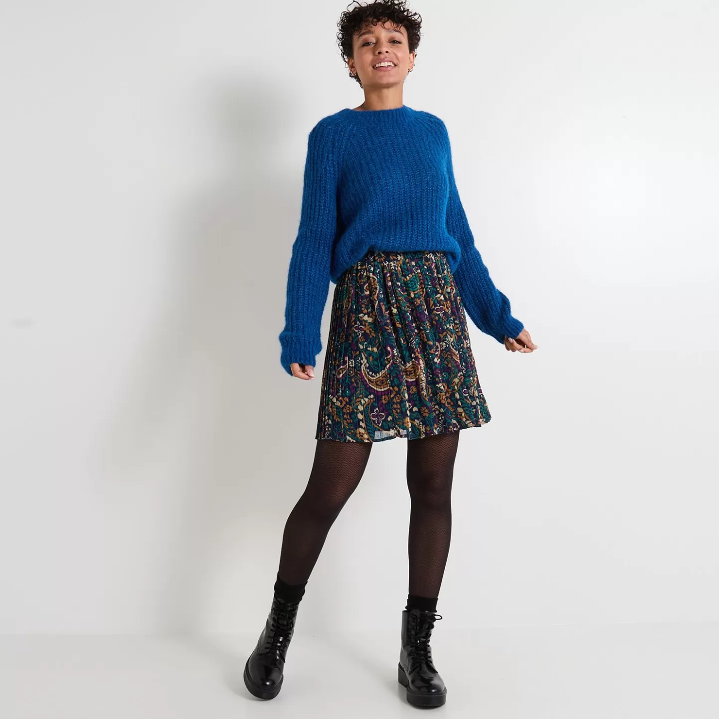 Grain de Malice Jupe Plissée Femme- Jupes