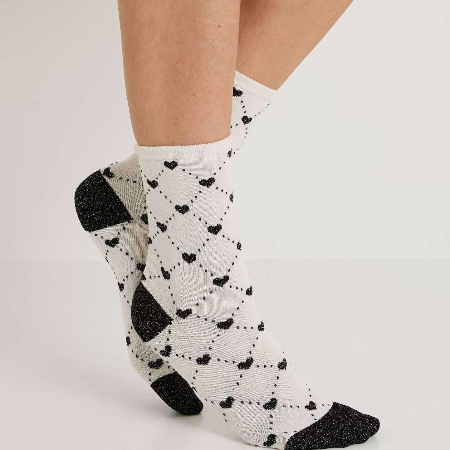 Grain de Malice Lot De 2 Paires De Chaussettes Femme- Collants & Chaussettes