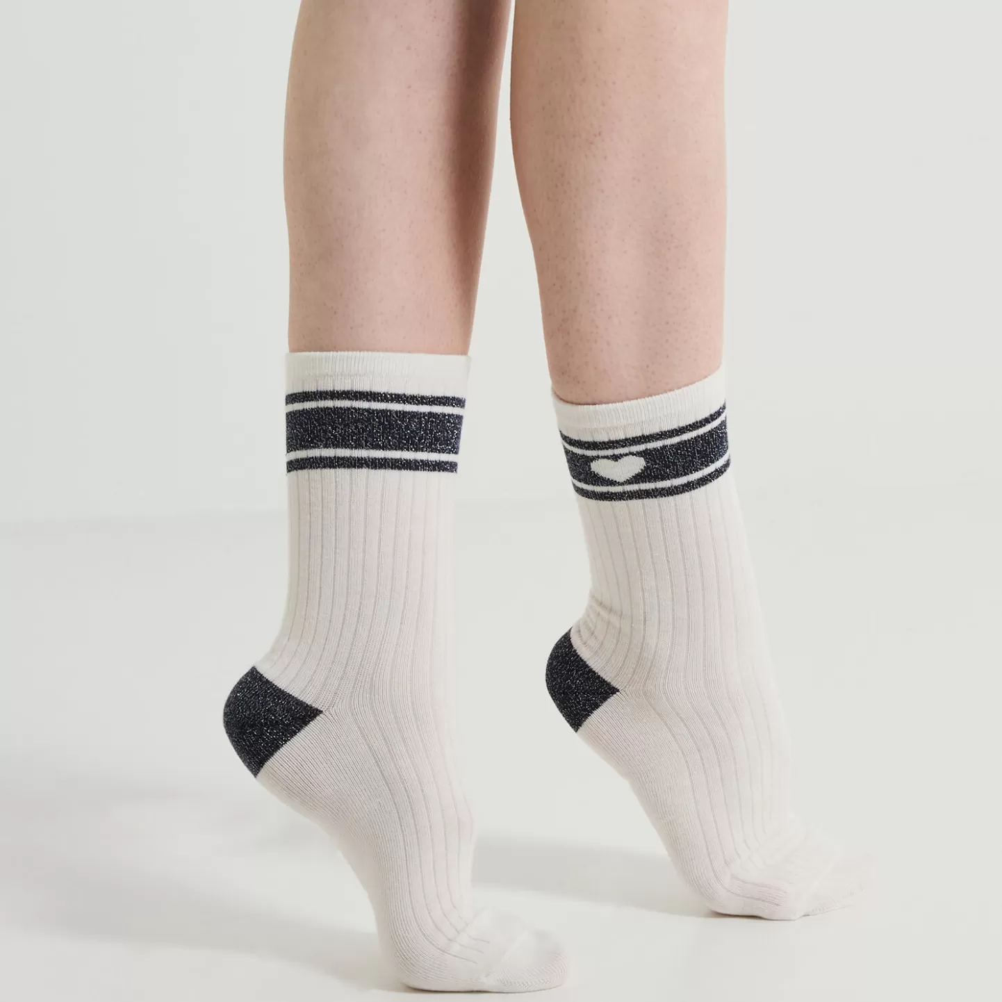 Grain de Malice Lot De 2 Paires De Chaussettes Femme- Collants & Chaussettes