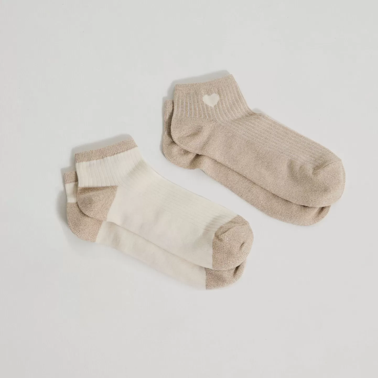 Grain de Malice Lot De 2 Paires De Socquettes Femme- Collants & Chaussettes