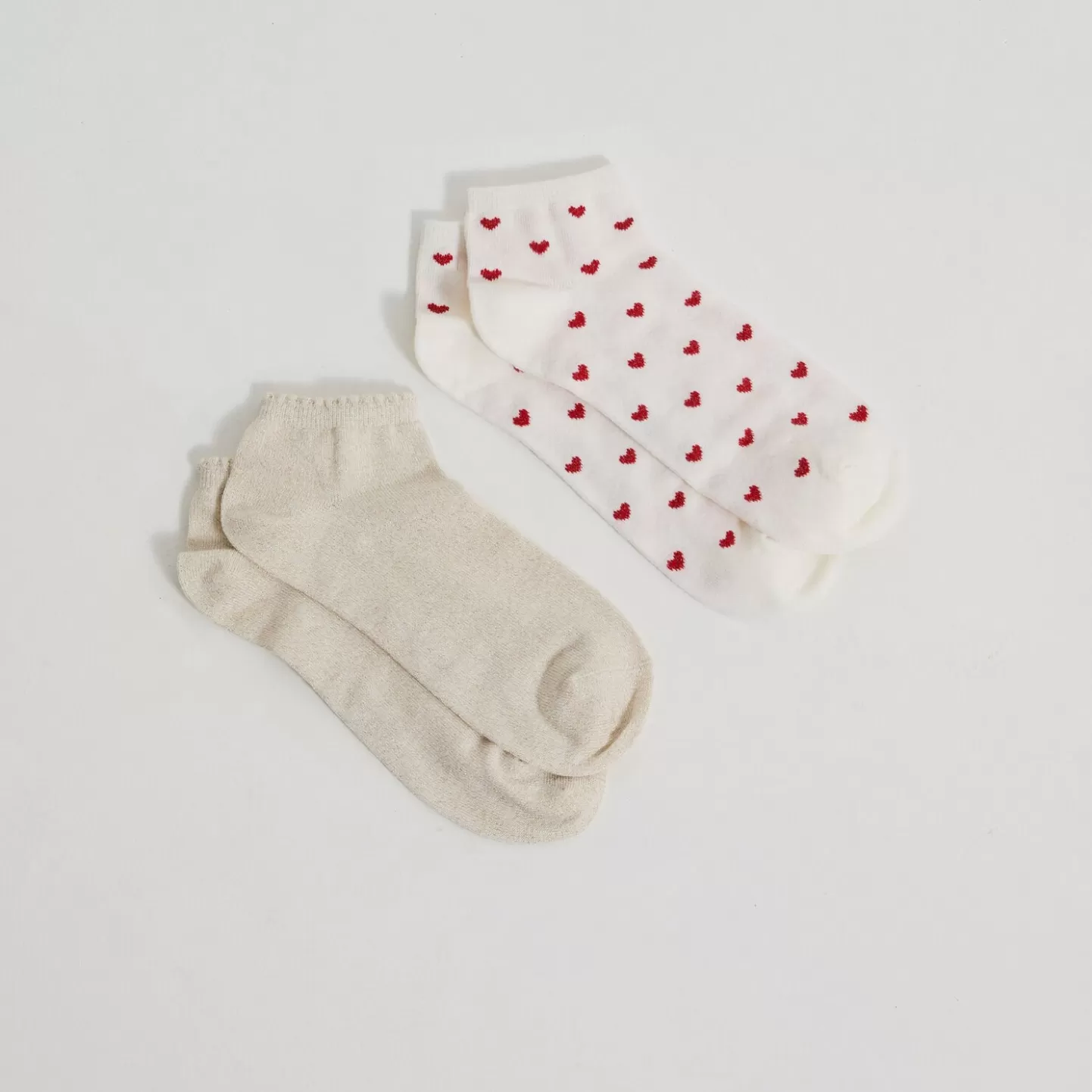 Grain de Malice Lot De 2 Paires De Socquettes Femme- Collants & Chaussettes