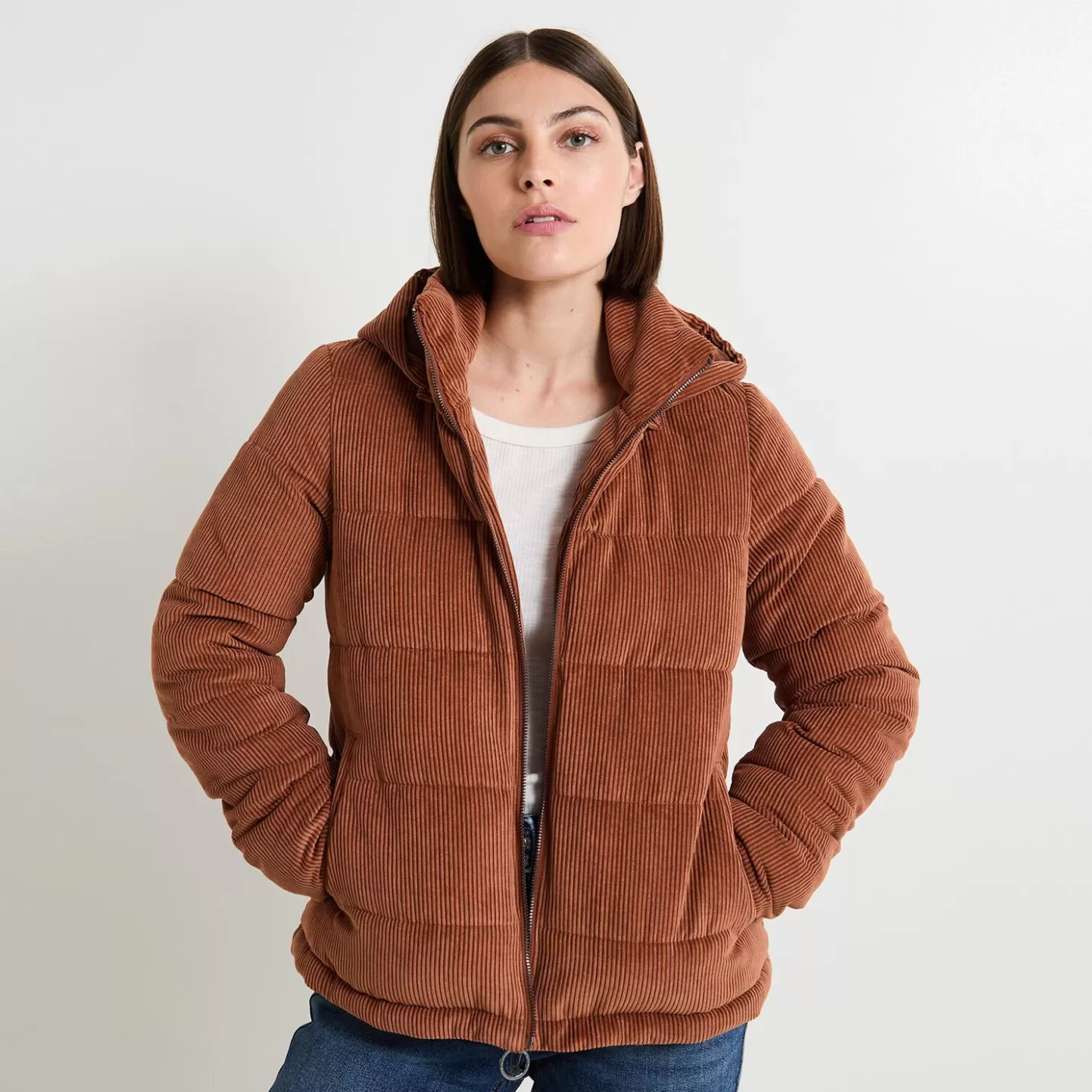 Grain de Malice Manteau Capuche Femme- Manteaux