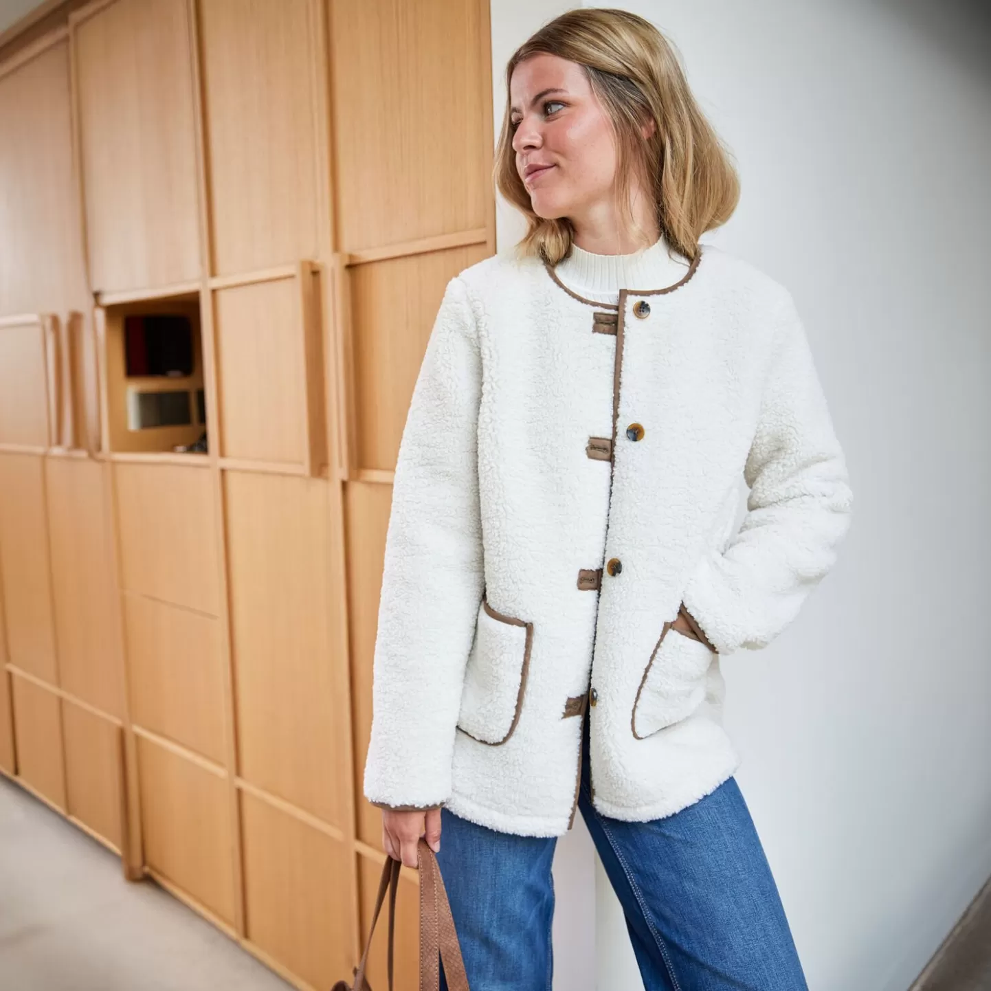 Grain de Malice Manteau Moumoute Femme- Manteaux