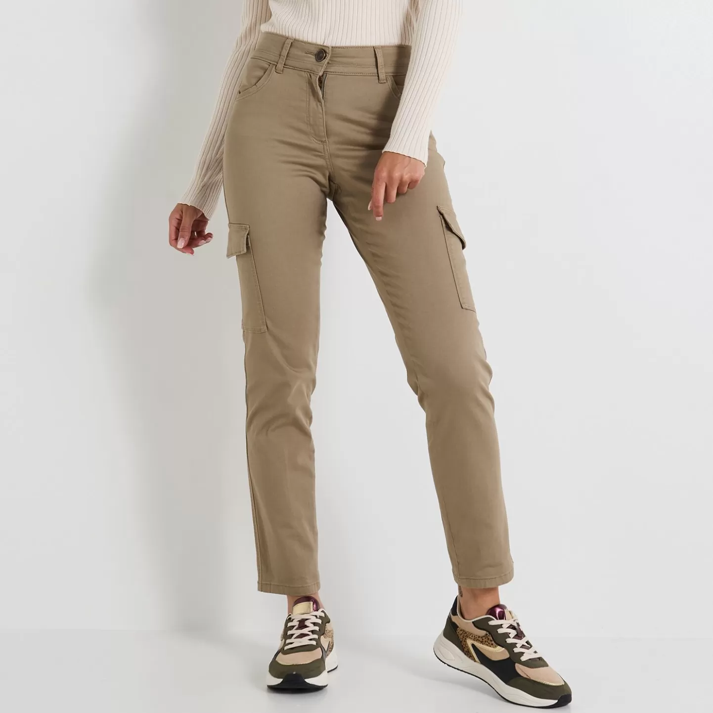 Grain de Malice Pantalon Cargo Femme- Jeans