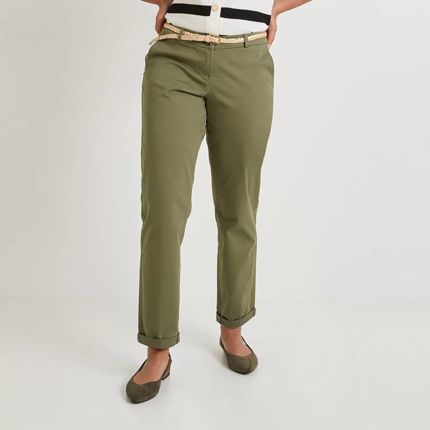 Grain de Malice Pantalon Chino Femme- Pantalons