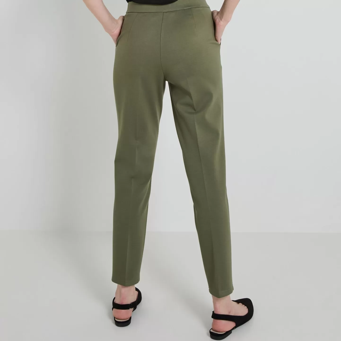 Grain de Malice Pantalon Cigarette Stretch Femme- Pantalons