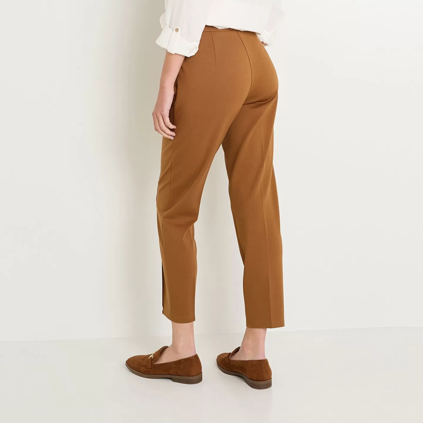 Grain de Malice Pantalon Cigarette Stretch Femme- Pantalons